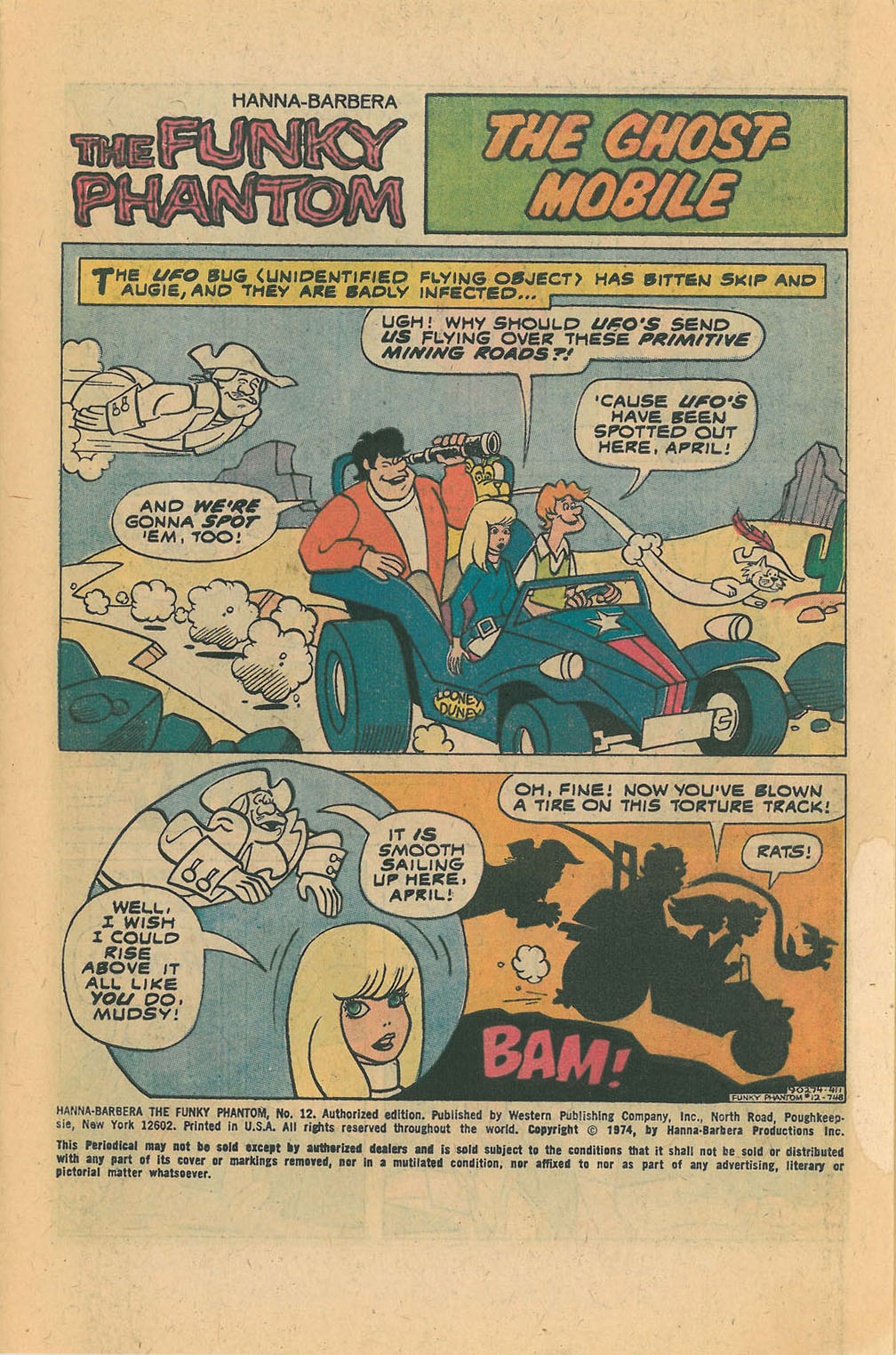 Read online The Funky Phantom comic -  Issue #12 - 3