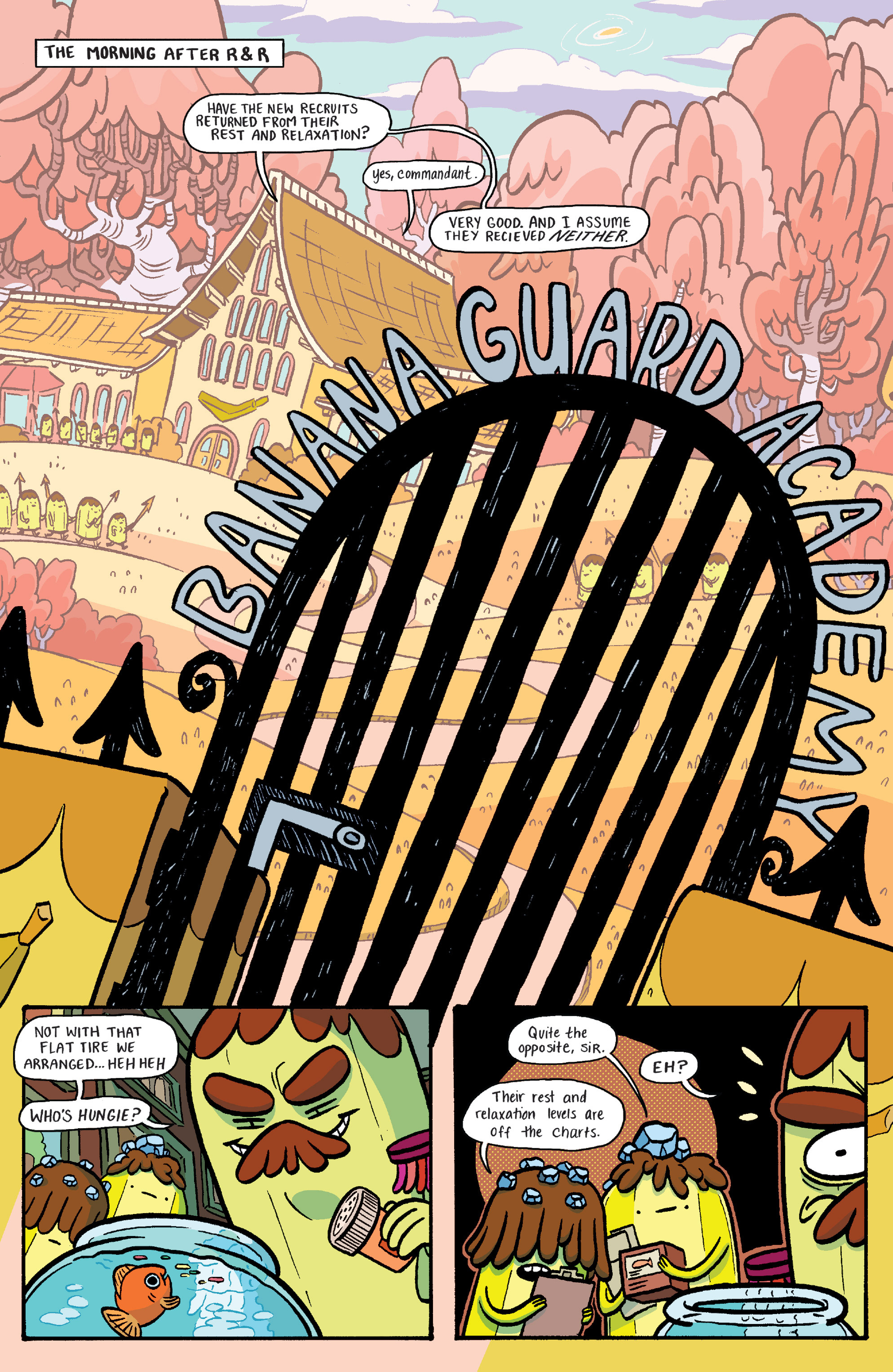 Read online Adventure Time: Banana Guard Academ comic -  Issue #4 - 3