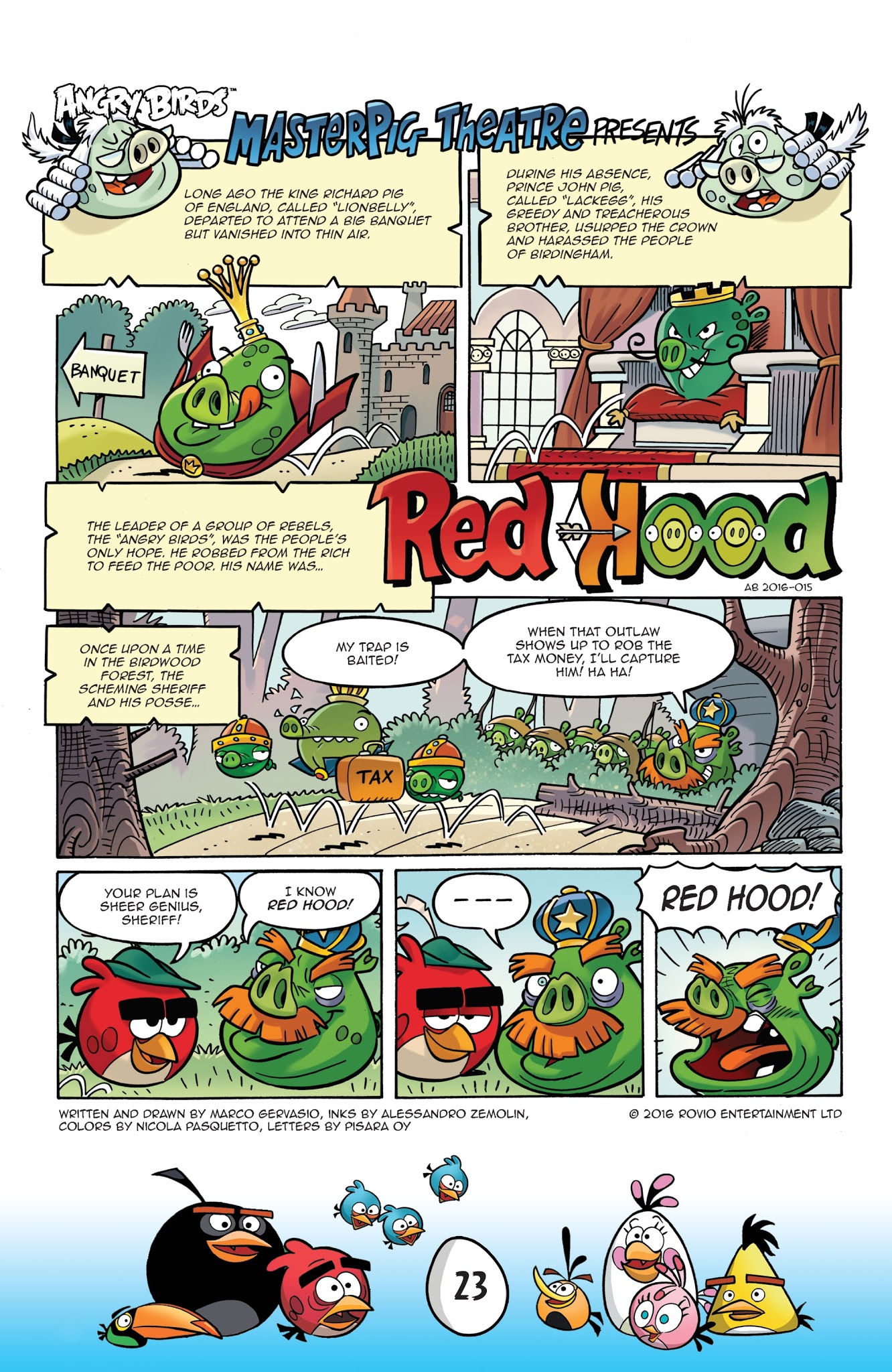 Read online Angry Birds Comics Quarterly comic -  Issue # Issue Monsters and Mistletoe - 25