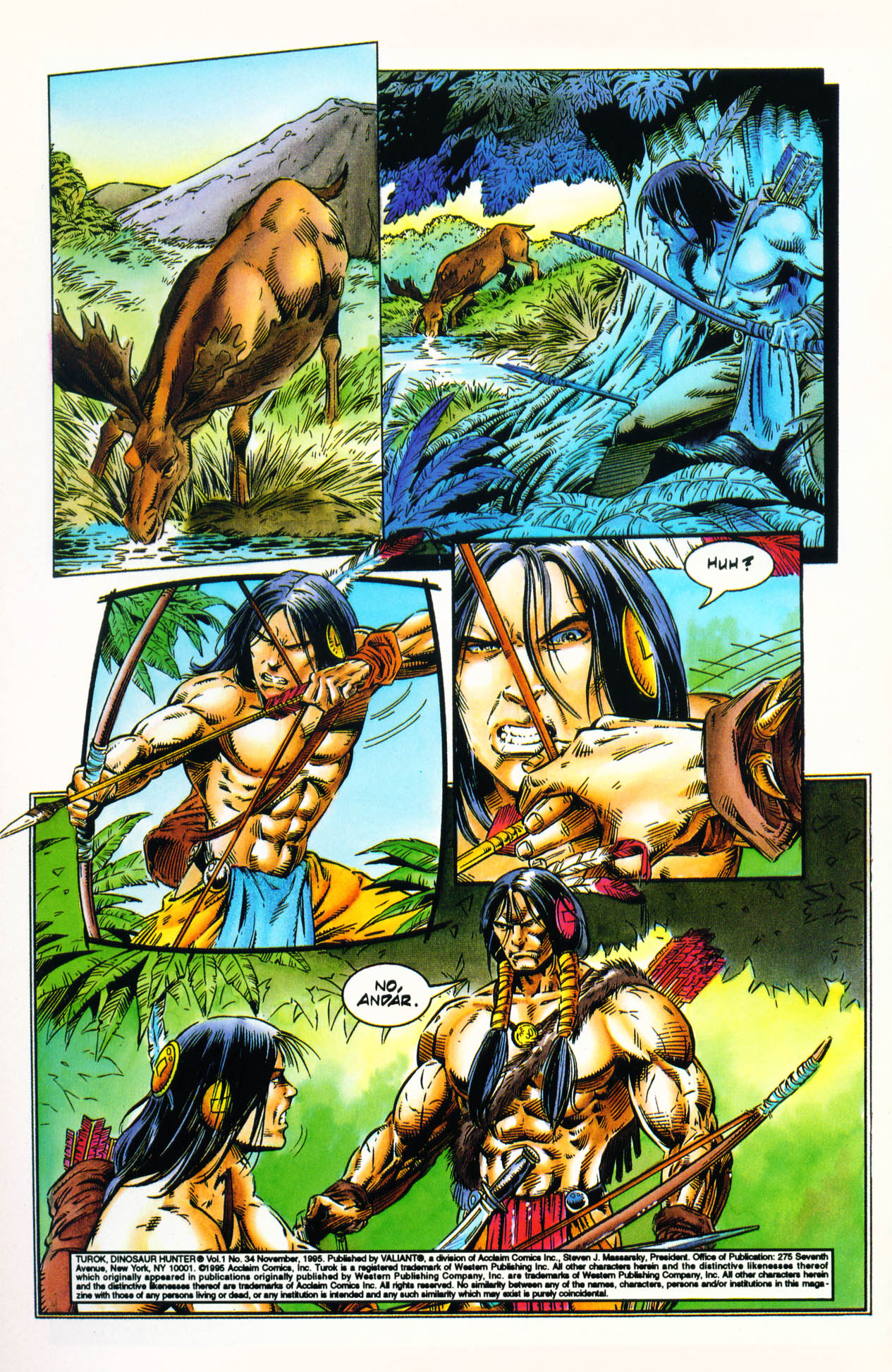 Read online Turok, Dinosaur Hunter (1993) comic -  Issue #34 - 4