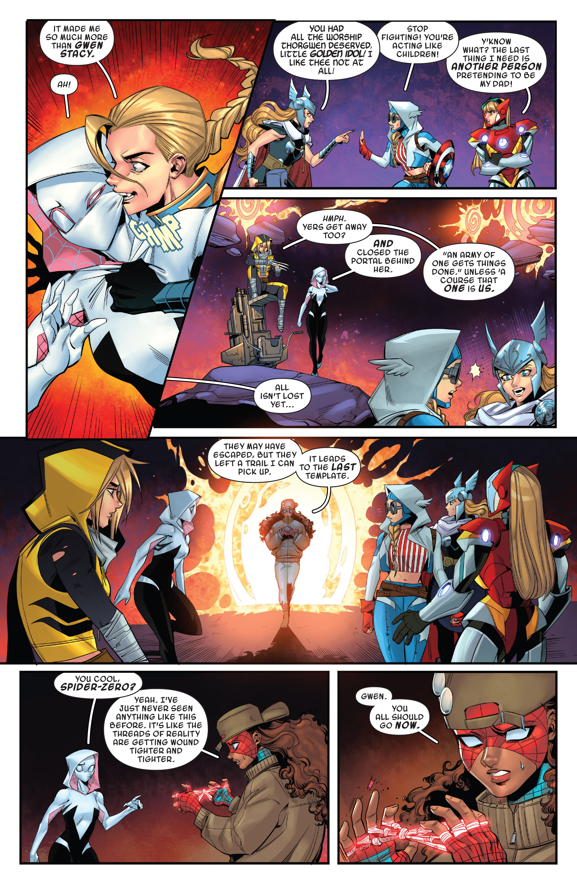 Read online Spider-Gwen: Gwenverse comic -  Issue #4 - 7