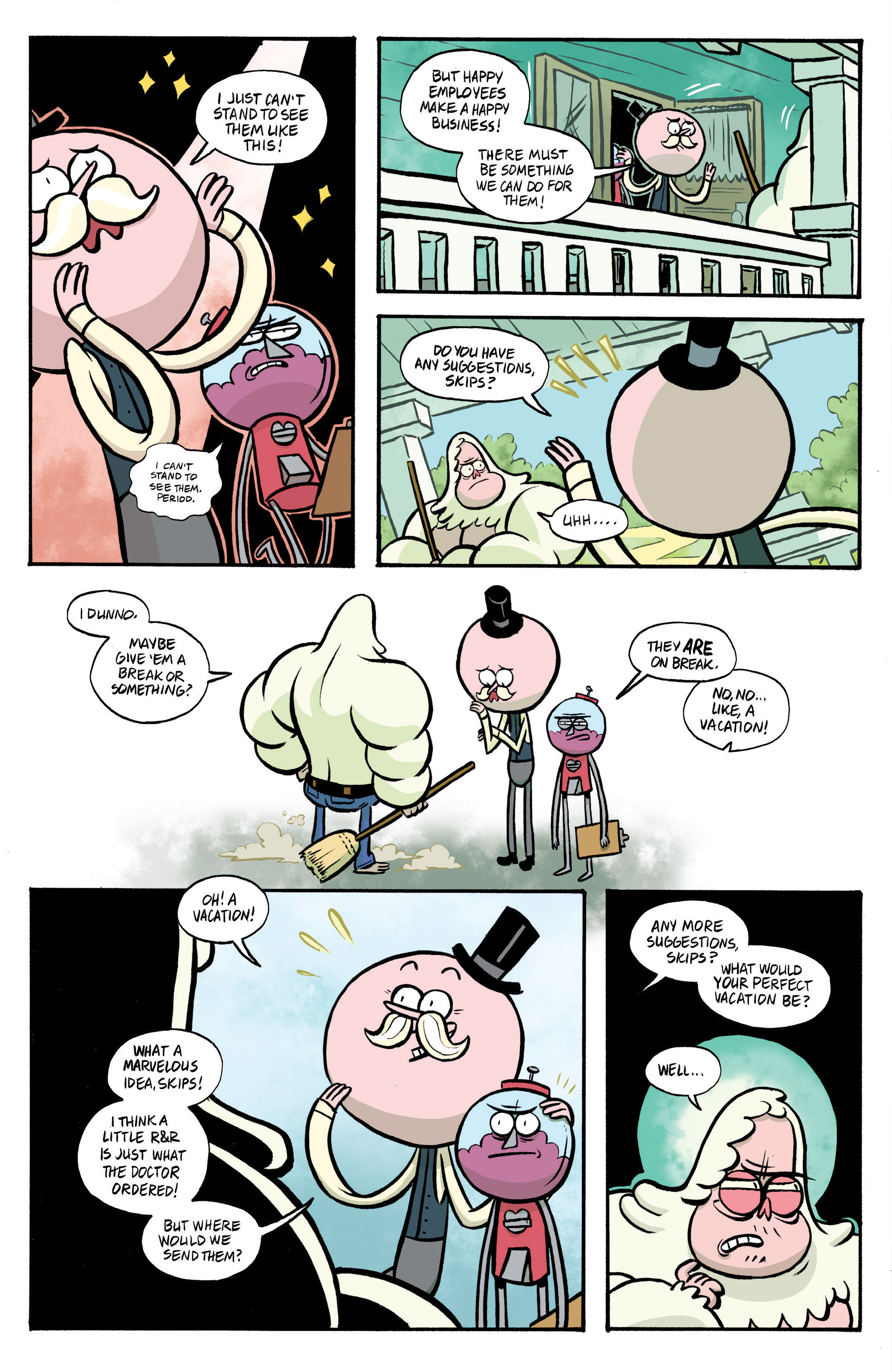 Read online Regular Show: Skips comic -  Issue #1 - 8