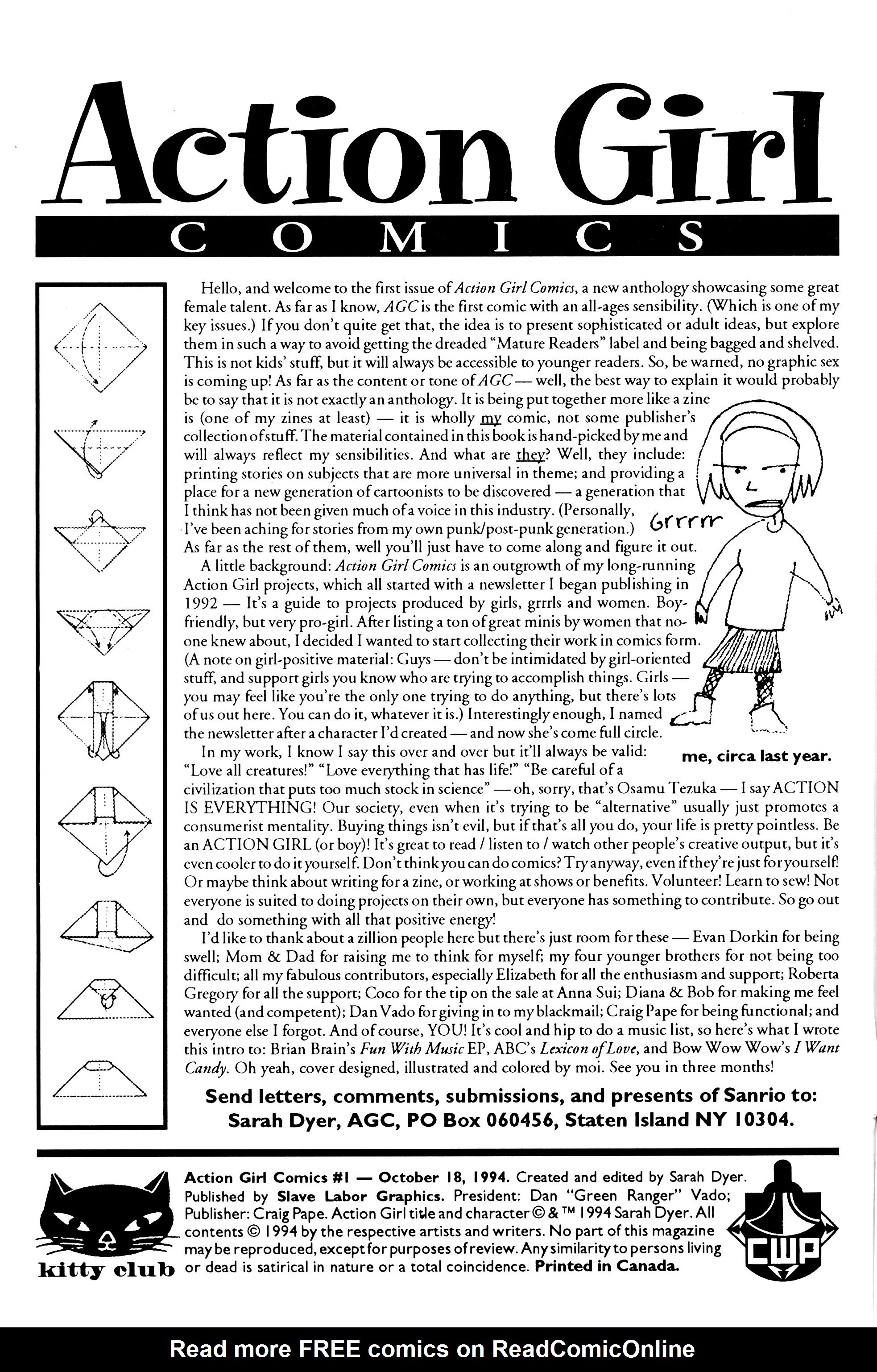 Read online Action Girl Comics comic -  Issue #1 - 2