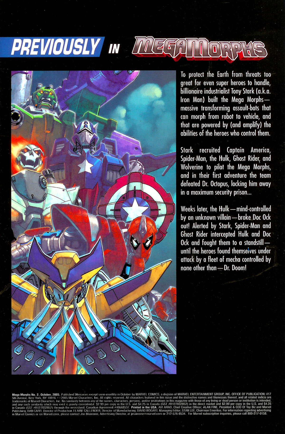 Read online MegaMorphs comic -  Issue #2 - 2