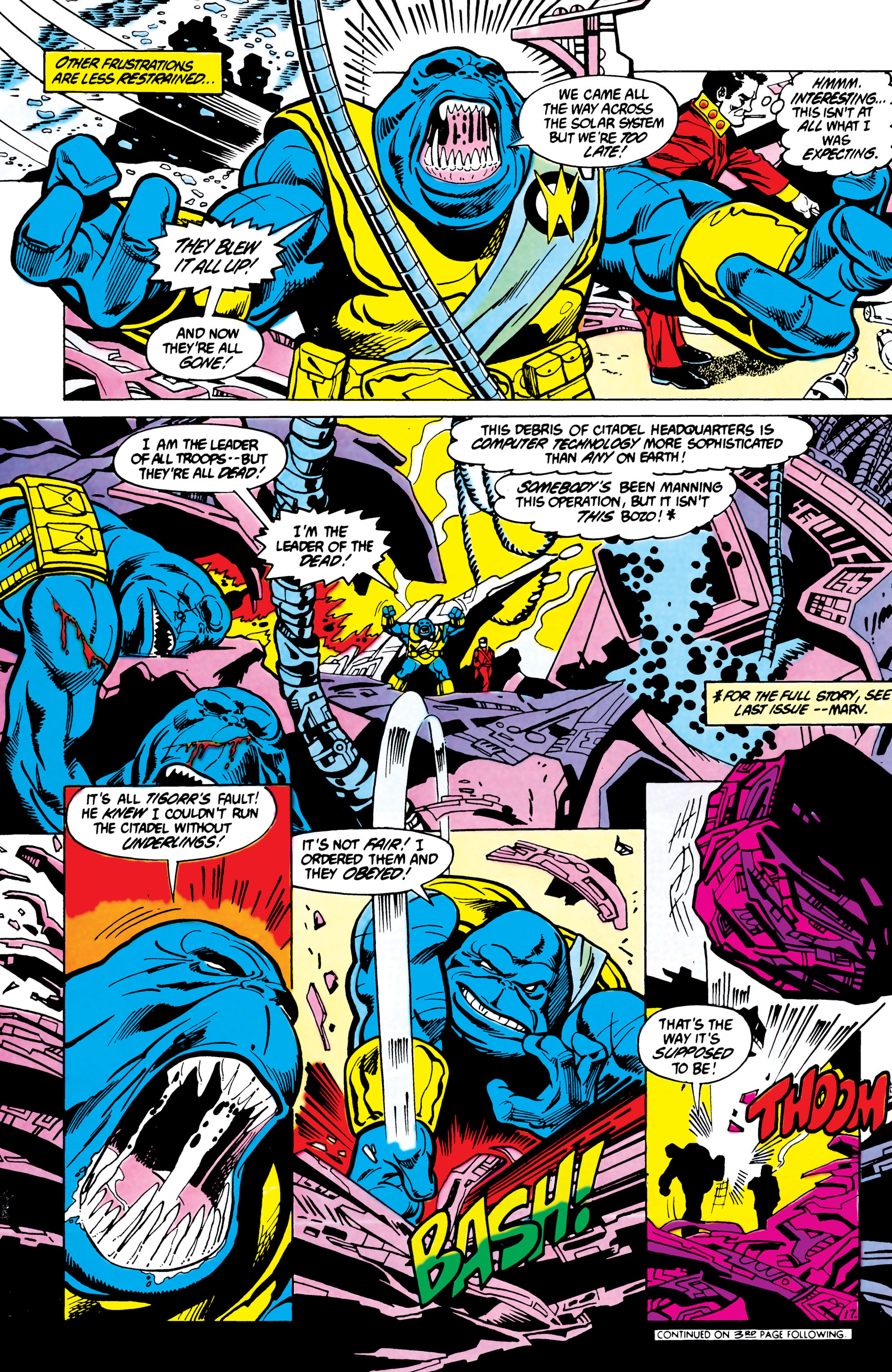 Read online The Omega Men (1983) comic -  Issue #8 - 18
