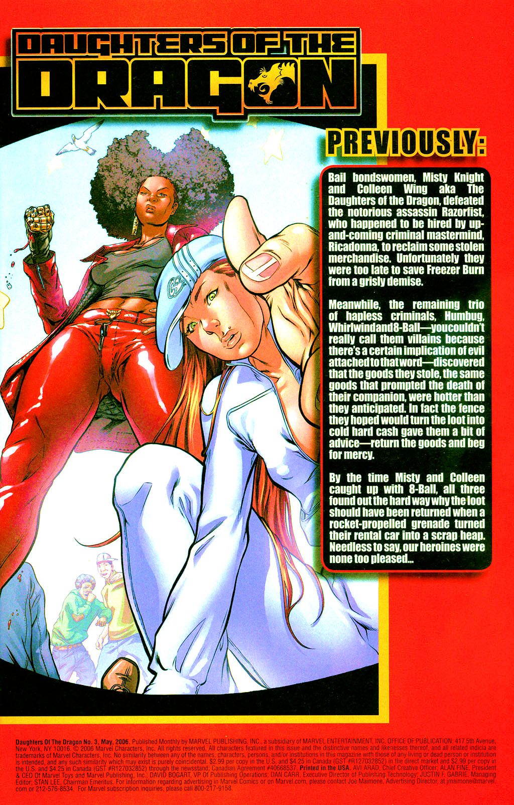 Read online Daughters of the Dragon comic -  Issue #3 - 2