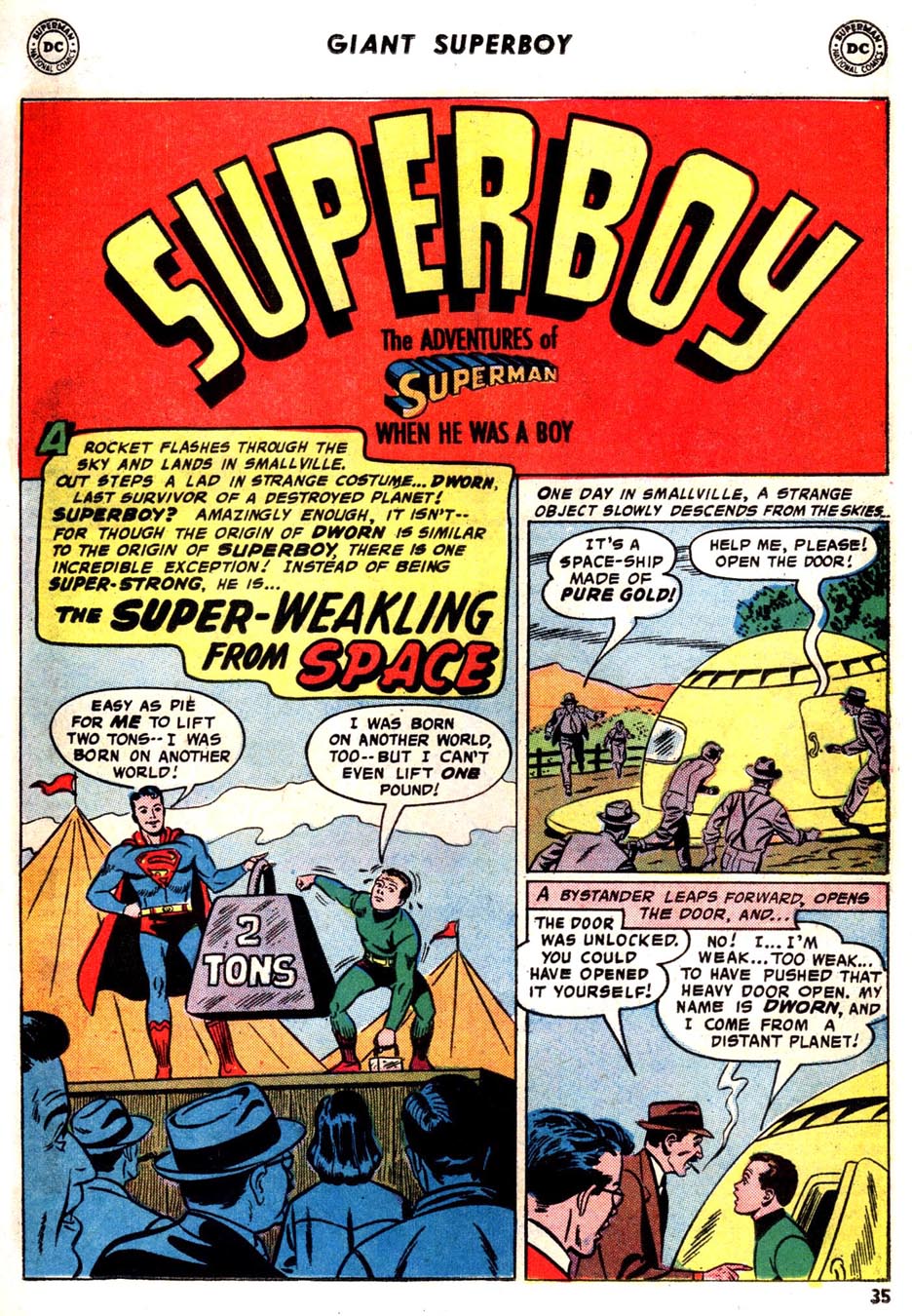 Read online Superboy (1949) comic -  Issue #129 - 34