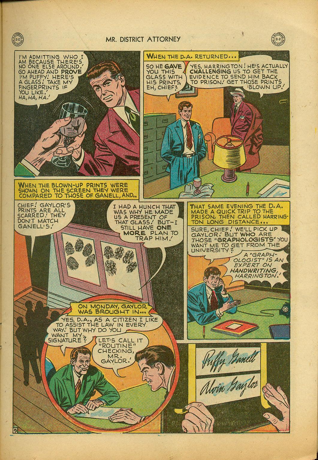 Read online Mr. District Attorney comic -  Issue #3 - 21
