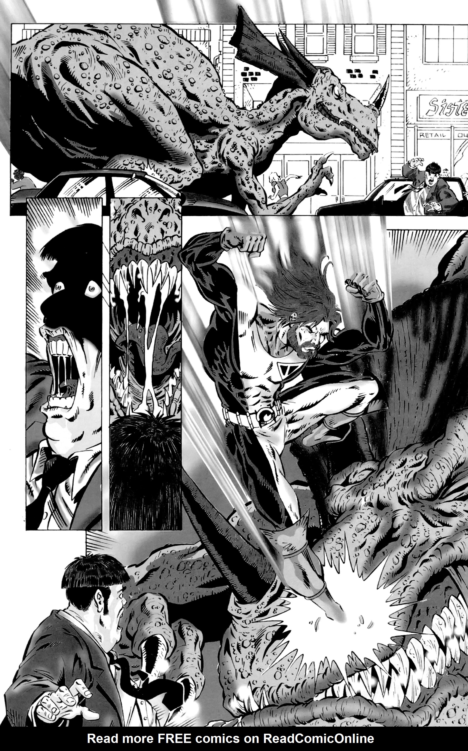 Read online Warrior Nun: Black & White comic -  Issue #1 - 20