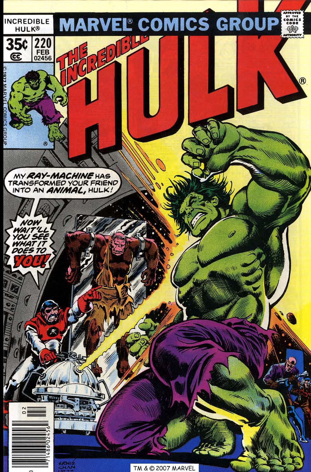 Read online The Incredible Hulk (1968) comic -  Issue #220 - 1