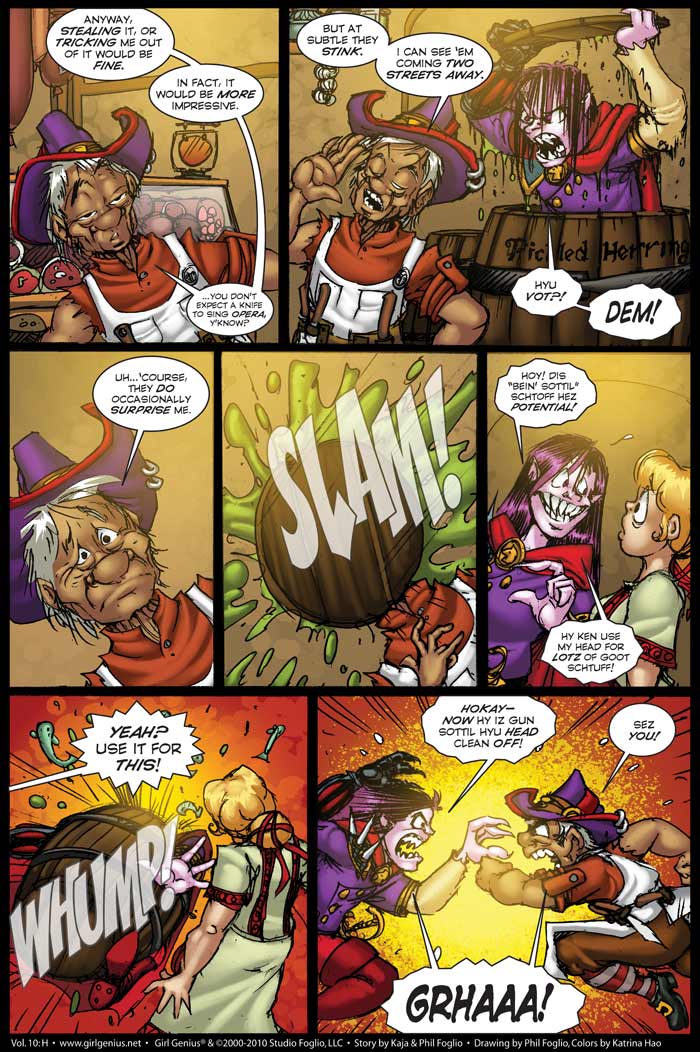 Read online Girl Genius (2002) comic -  Issue #10 - 133