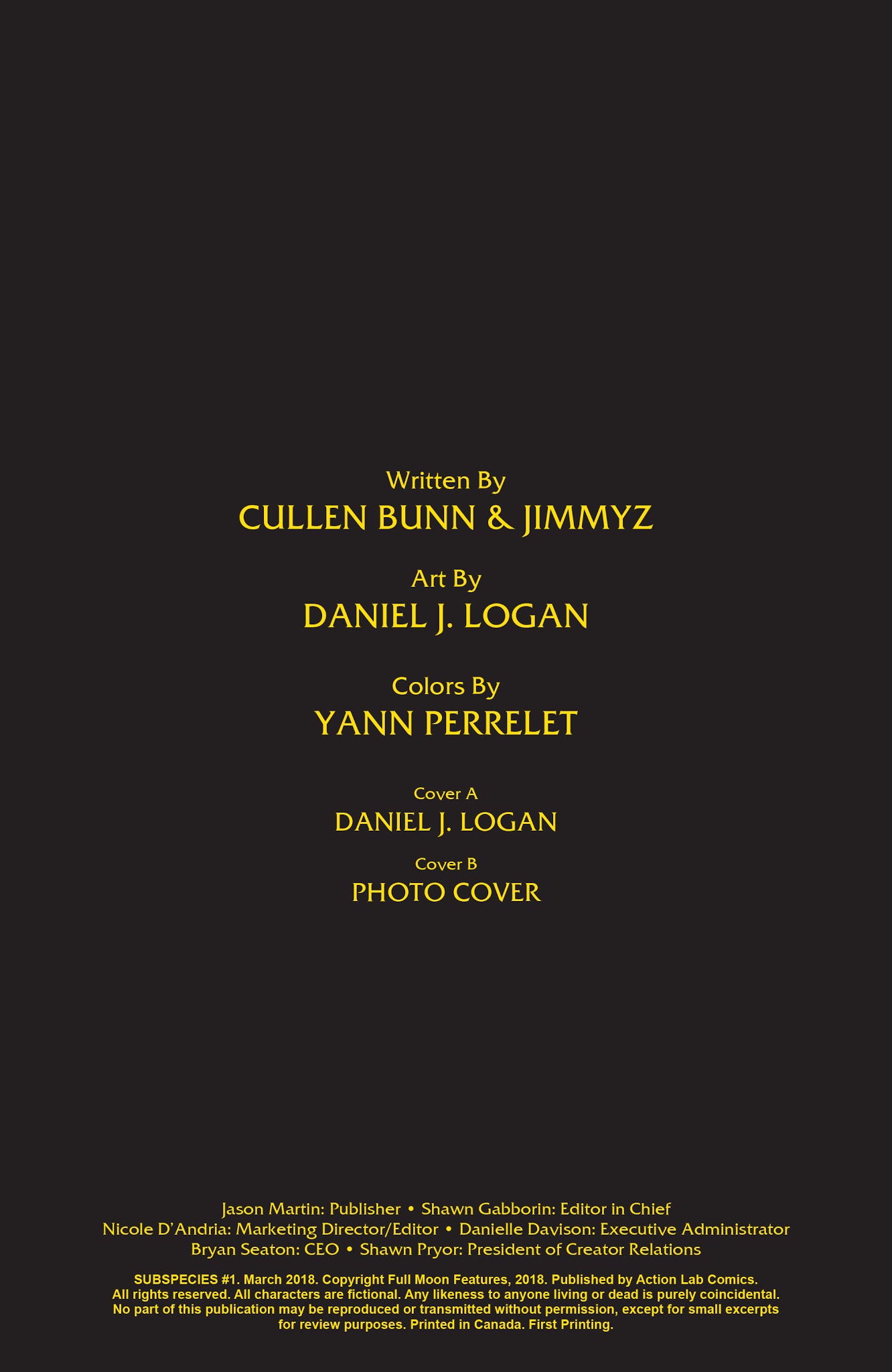 Read online Subspecies comic -  Issue #1 - 3