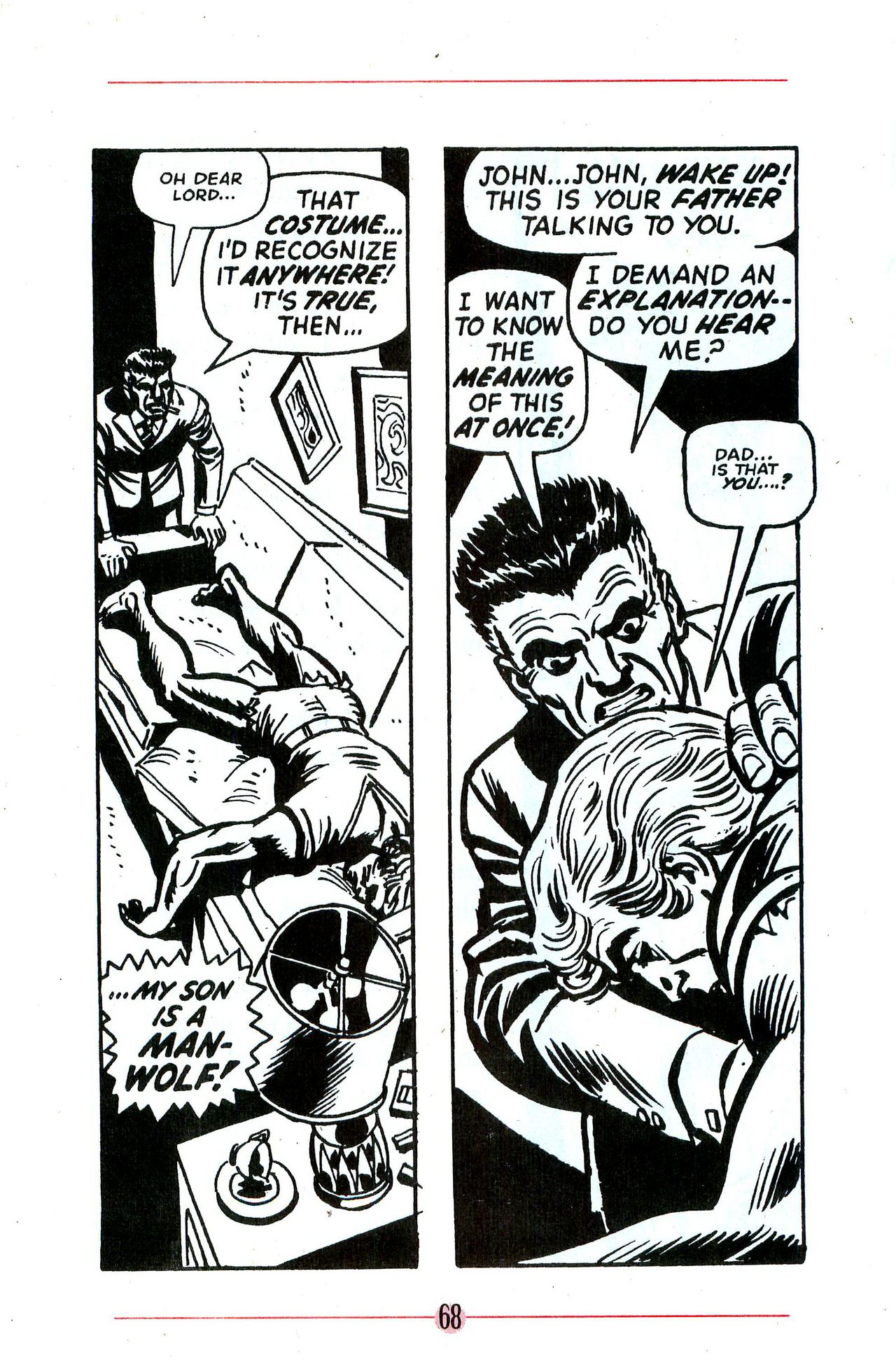 Read online Marvel Chillers: The Mark of the Man-Wolf comic -  Issue # Full - 70