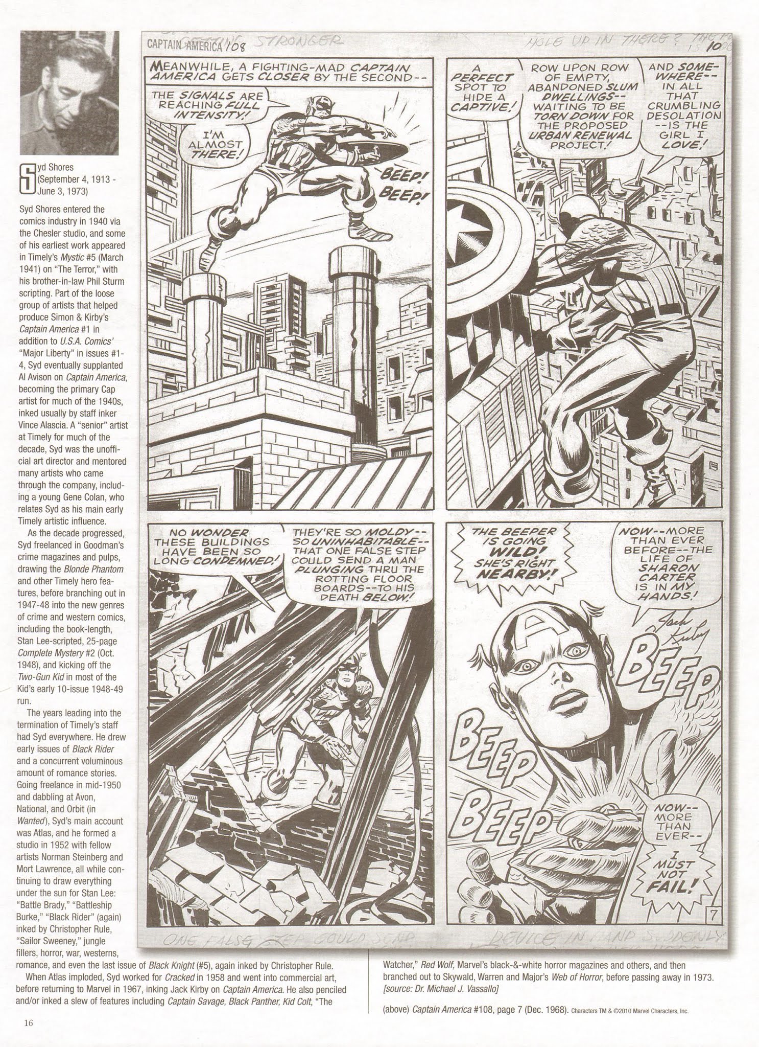 Read online The Jack Kirby Collector comic -  Issue #54 - 16
