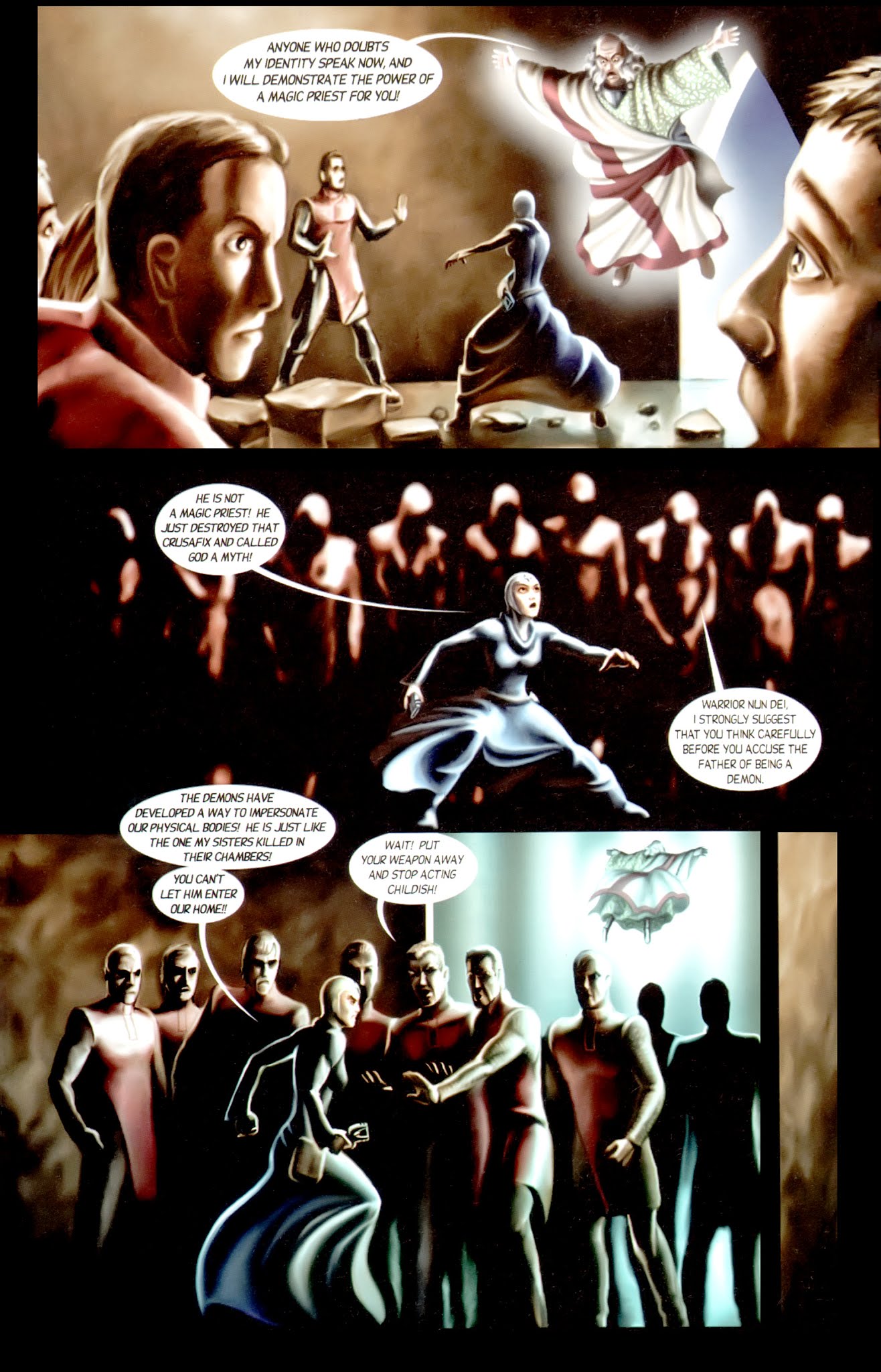 Read online Warrior Nun Dei: Aftertime comic -  Issue #1 - 13