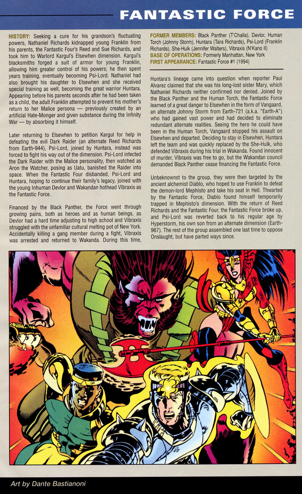 Read online Official Handbook of the Marvel Universe: Teams 2005 comic -  Issue # Full - 19