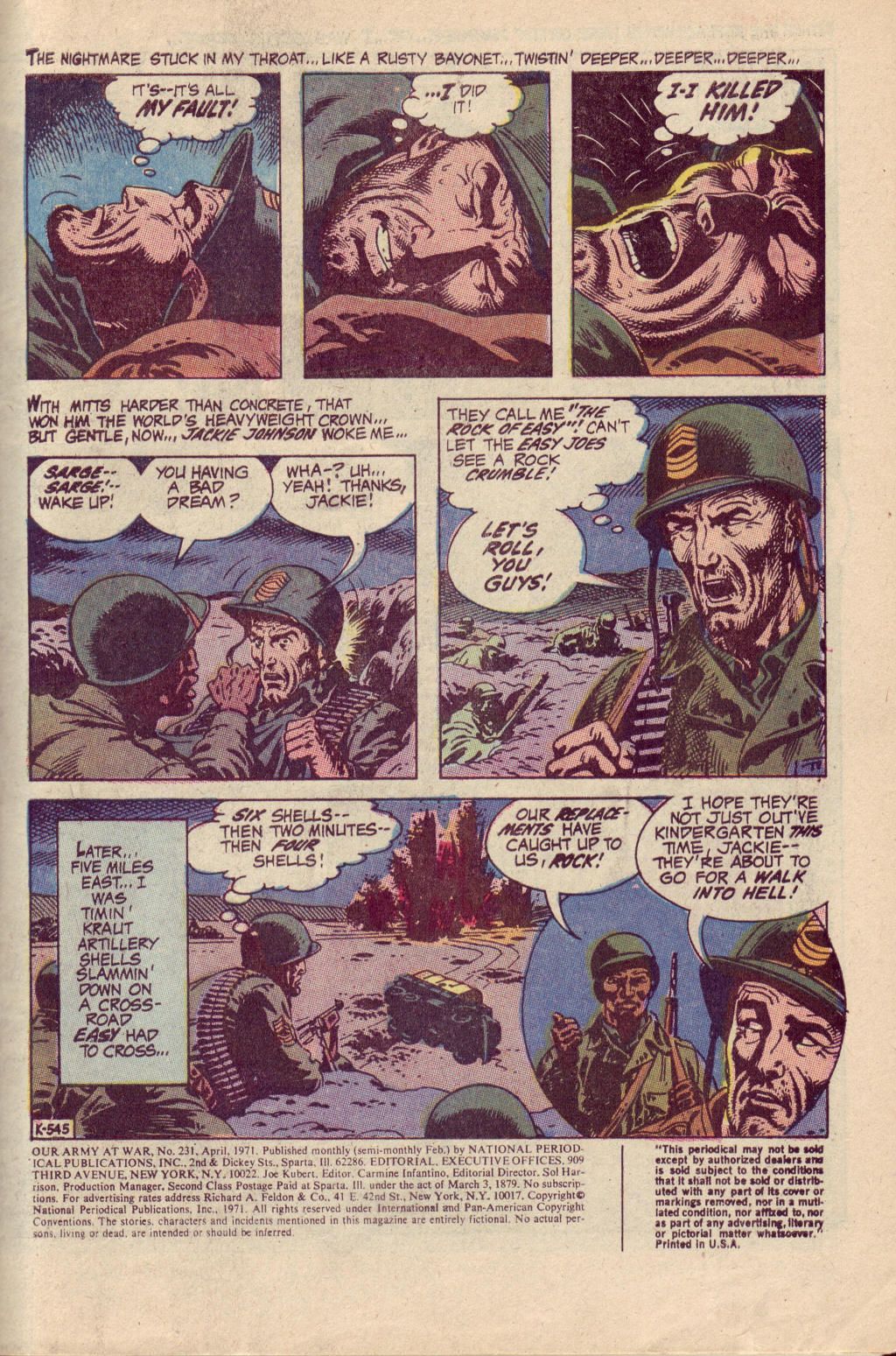Read online Our Army at War (1952) comic -  Issue #231 - 3
