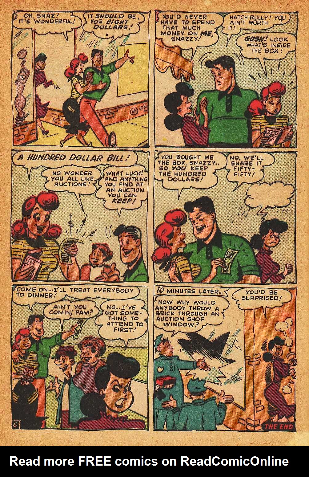 Read online Nellie The Nurse (1945) comic -  Issue #32 - 8