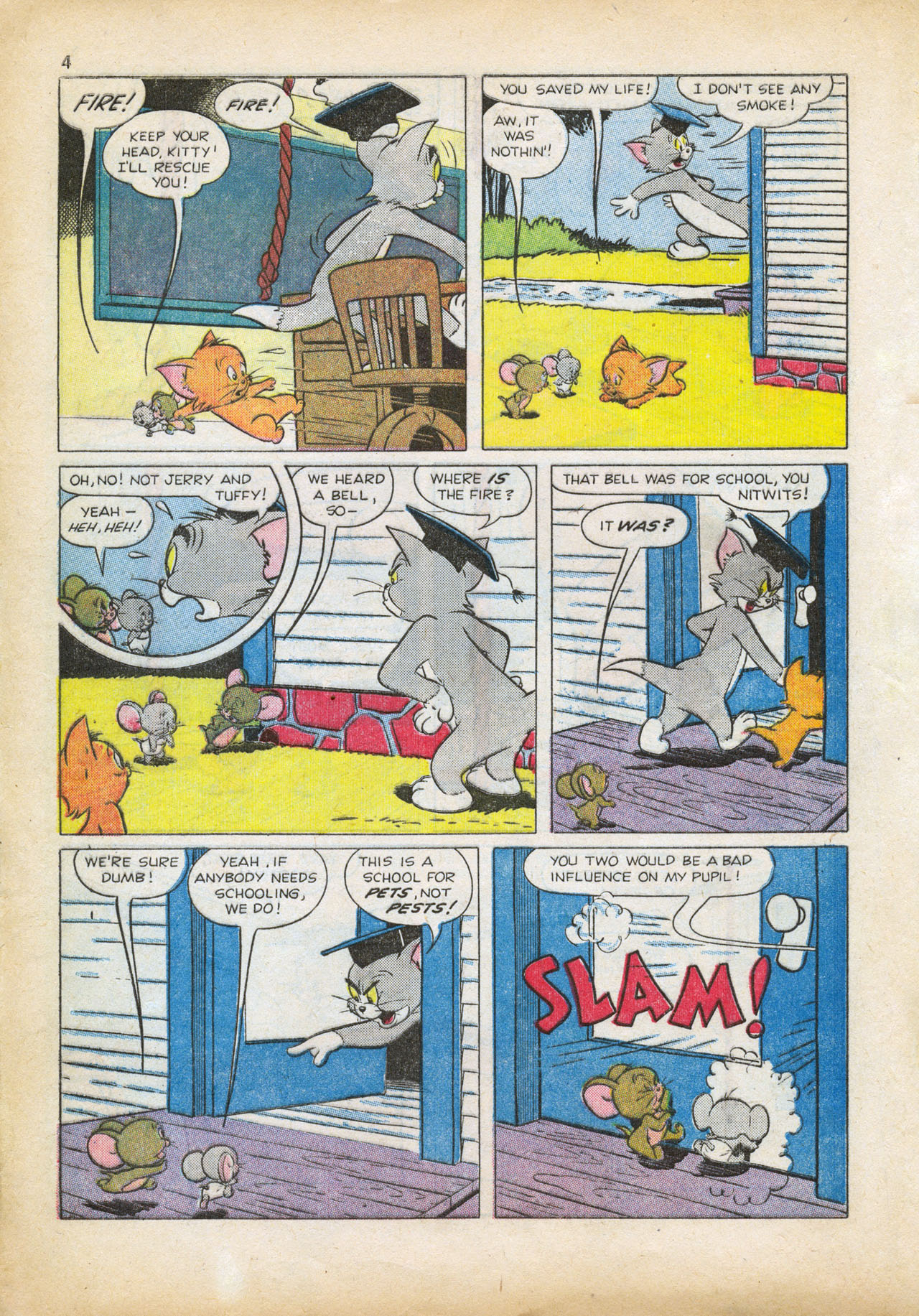 Read online Tom & Jerry's Back to School comic -  Issue # TPB - 6