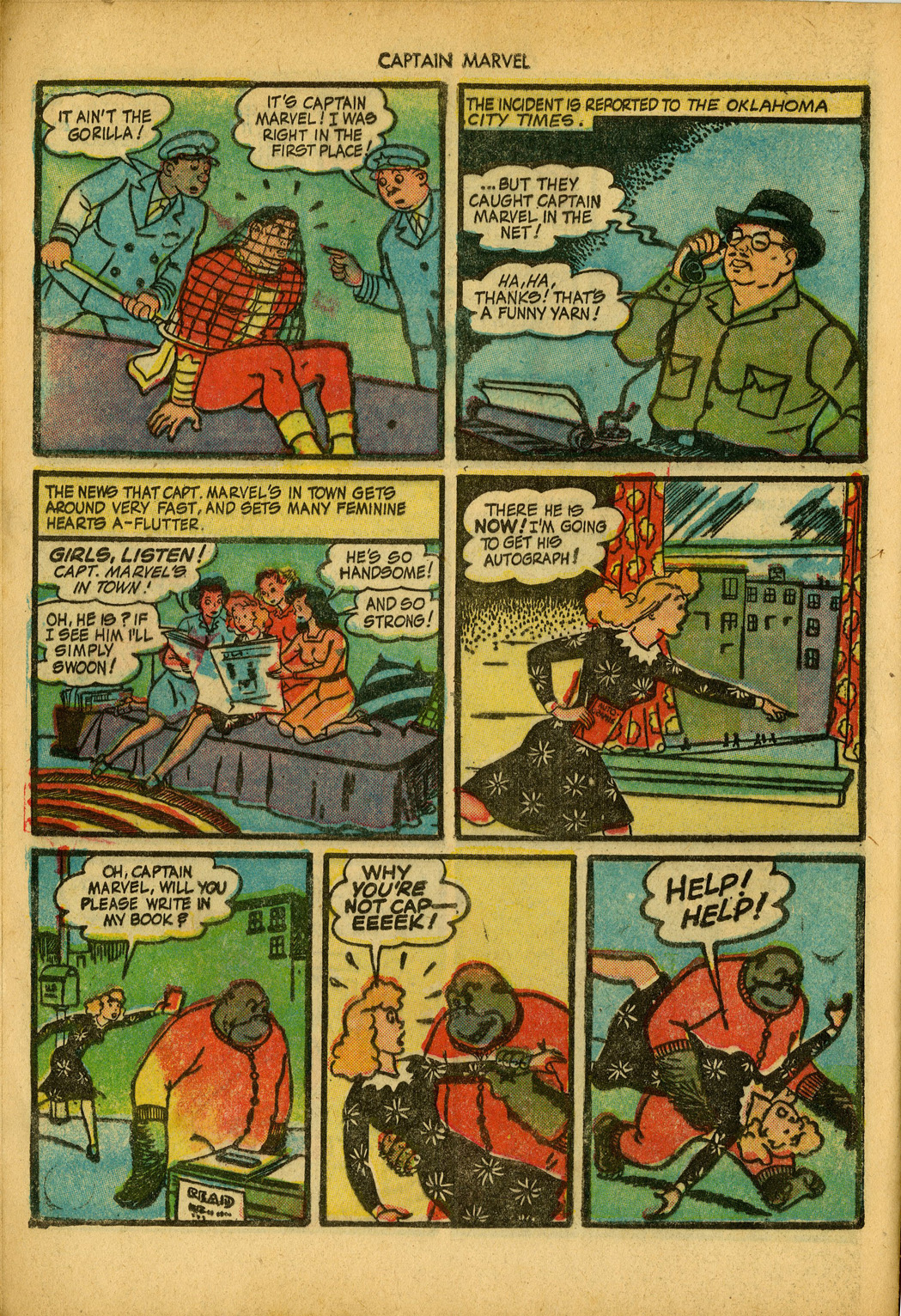 Read online Captain Marvel Adventures comic -  Issue #34 - 12