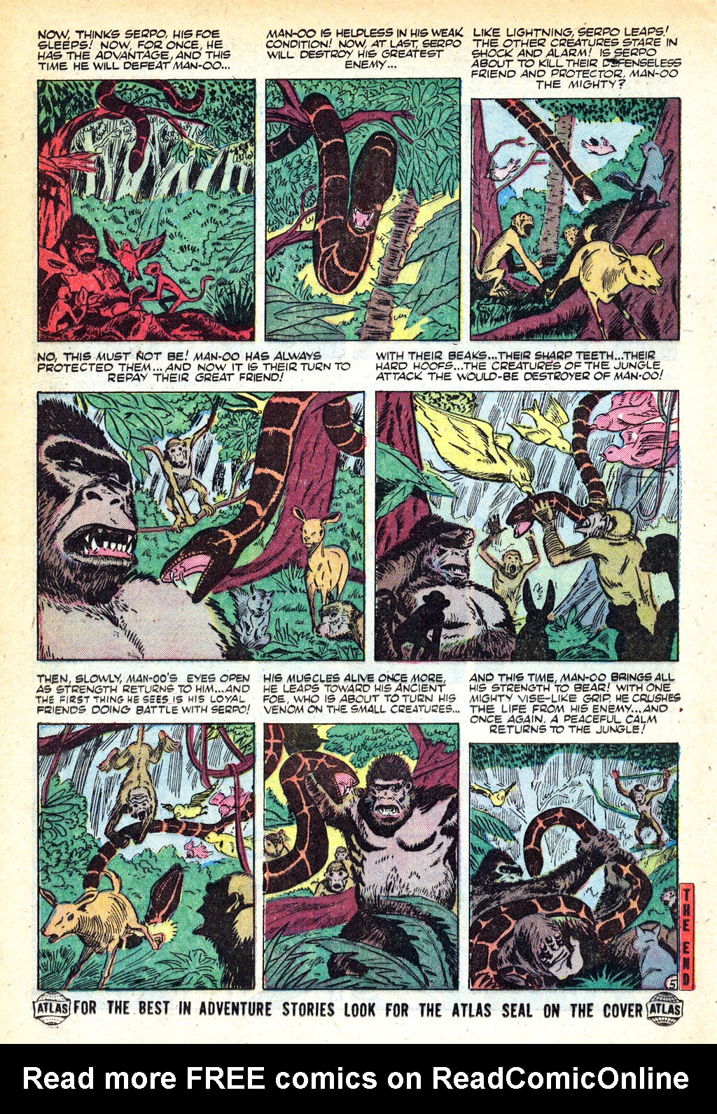 Read online Jungle Action (1954) comic -  Issue #3 - 24