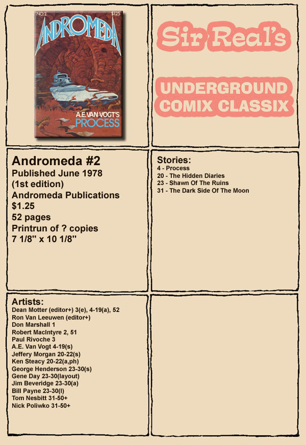 Read online Andromeda comic -  Issue #2 - 1