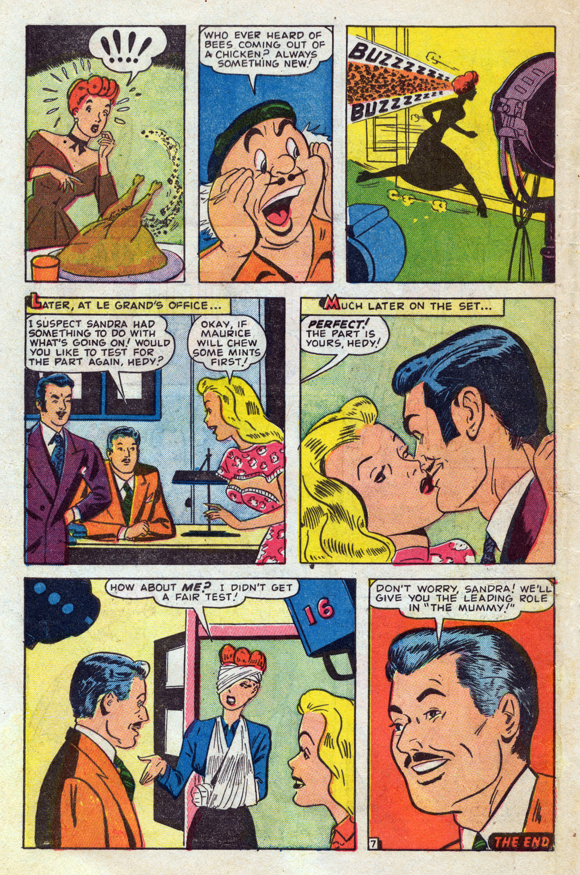 Read online Hedy Of Hollywood Comics comic -  Issue #40 - 32