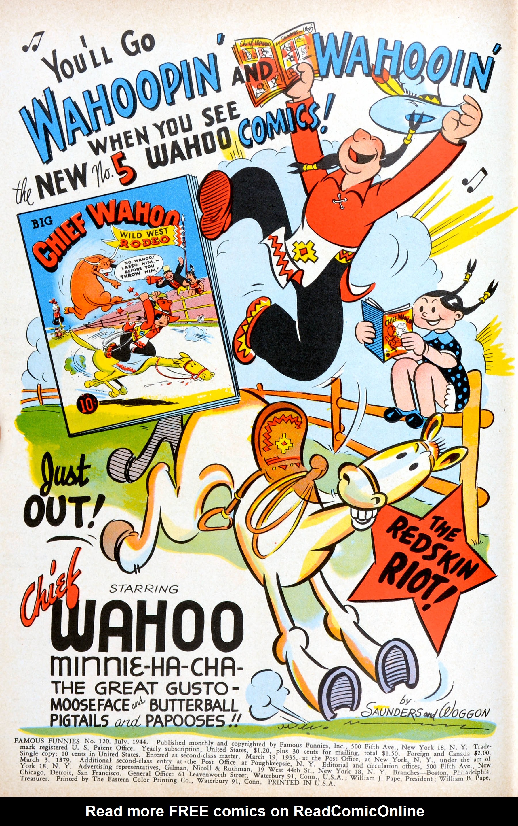 Read online Famous Funnies comic -  Issue #120 - 2