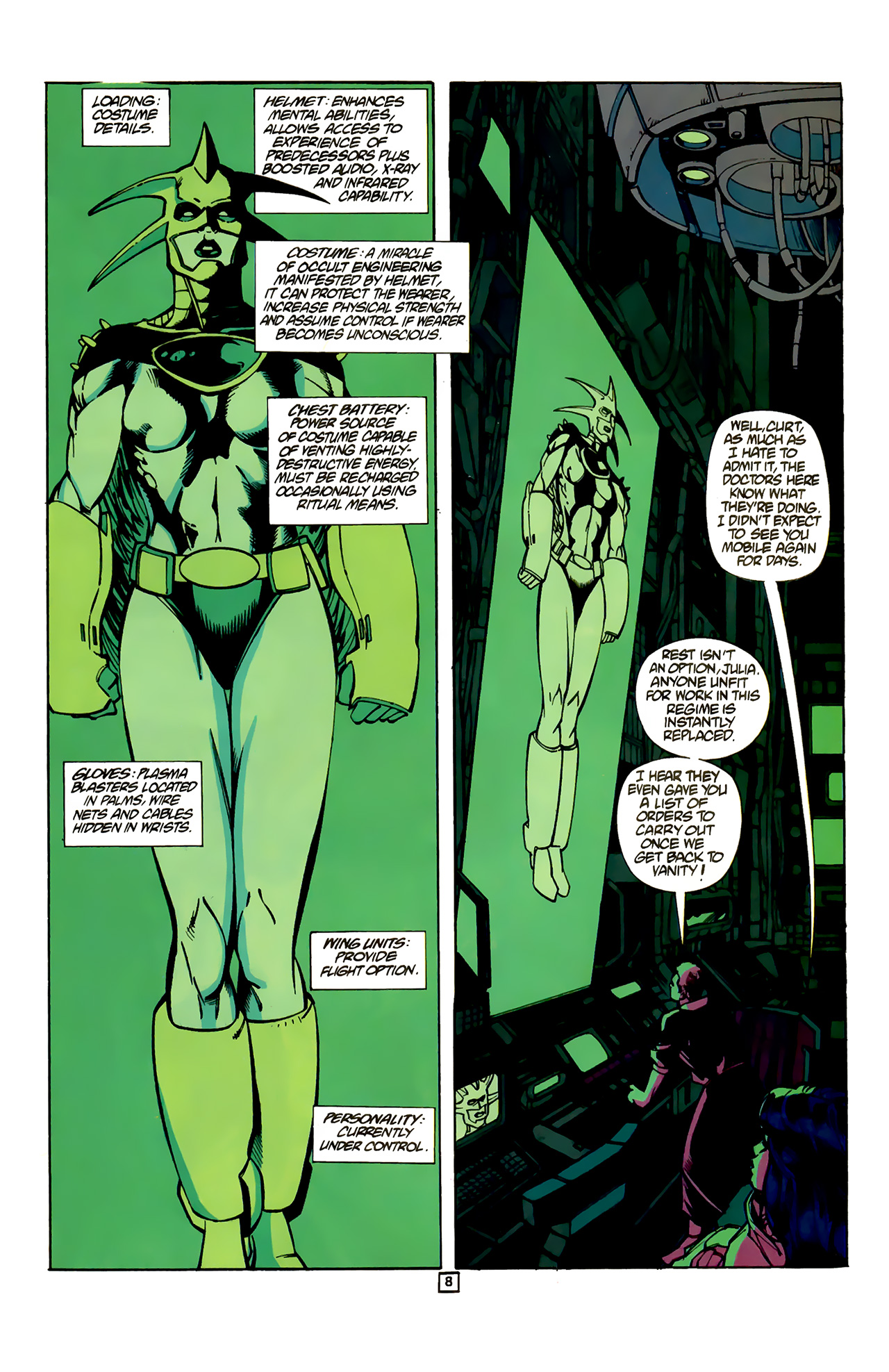 Read online Aztek: The Ultimate Man comic -  Issue #8 - 9