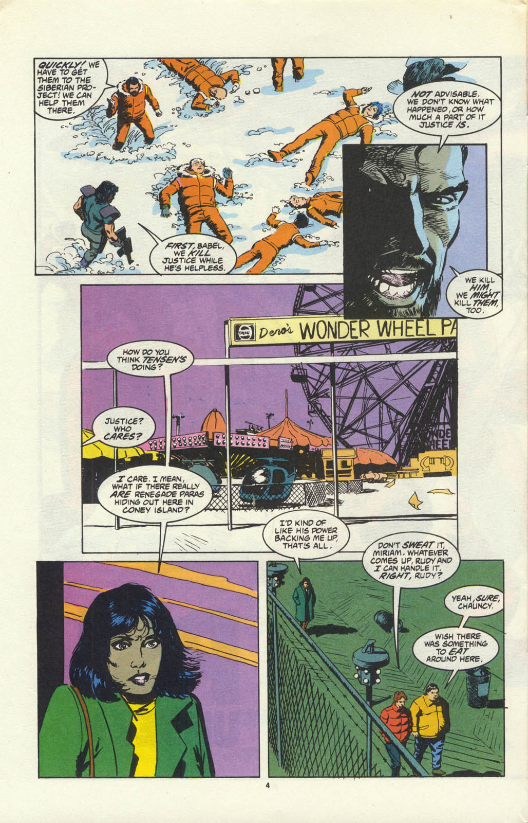 Read online Justice (1986) comic -  Issue #30 - 5
