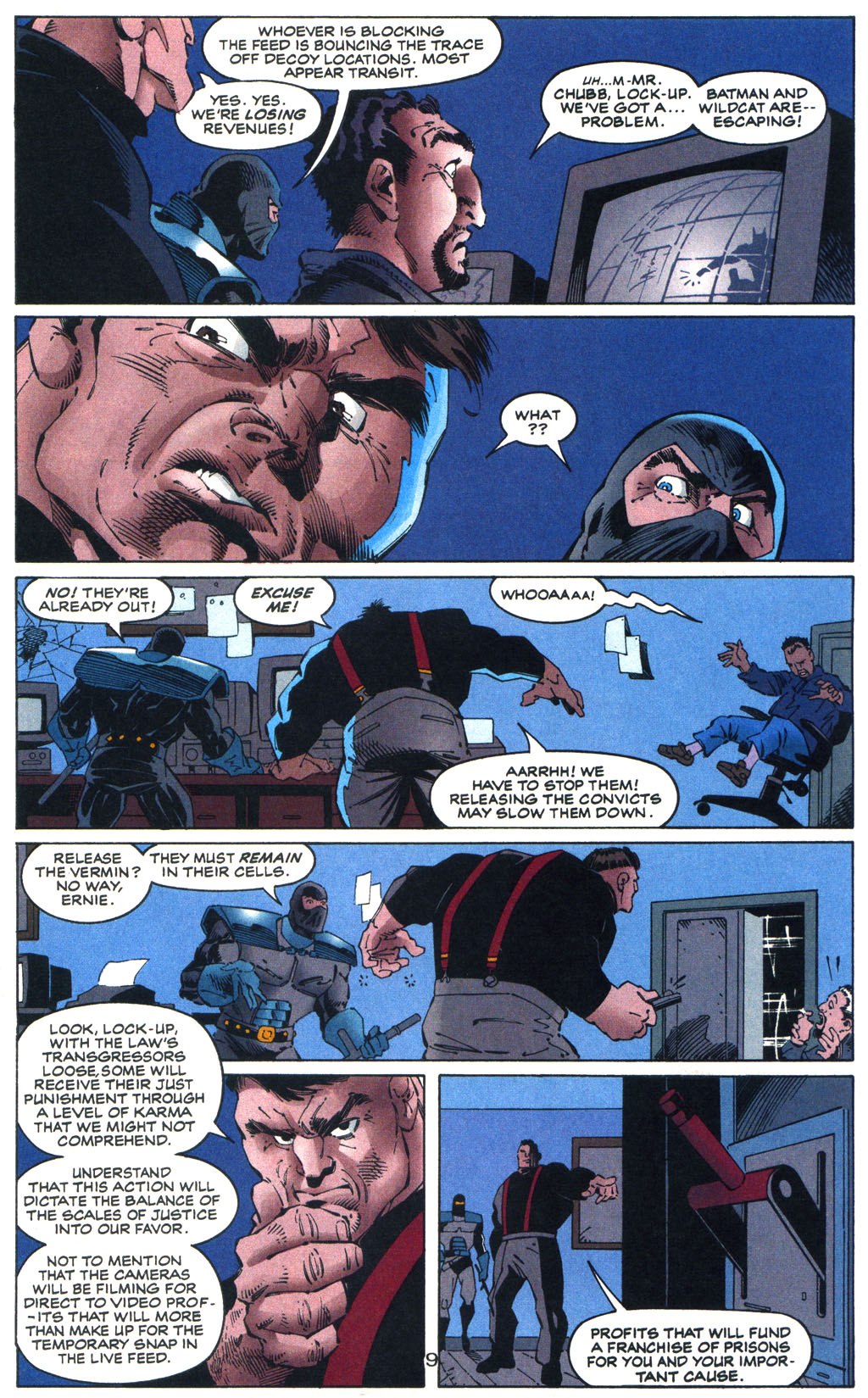 Read online Batman/Wildcat comic -  Issue #3 - 9
