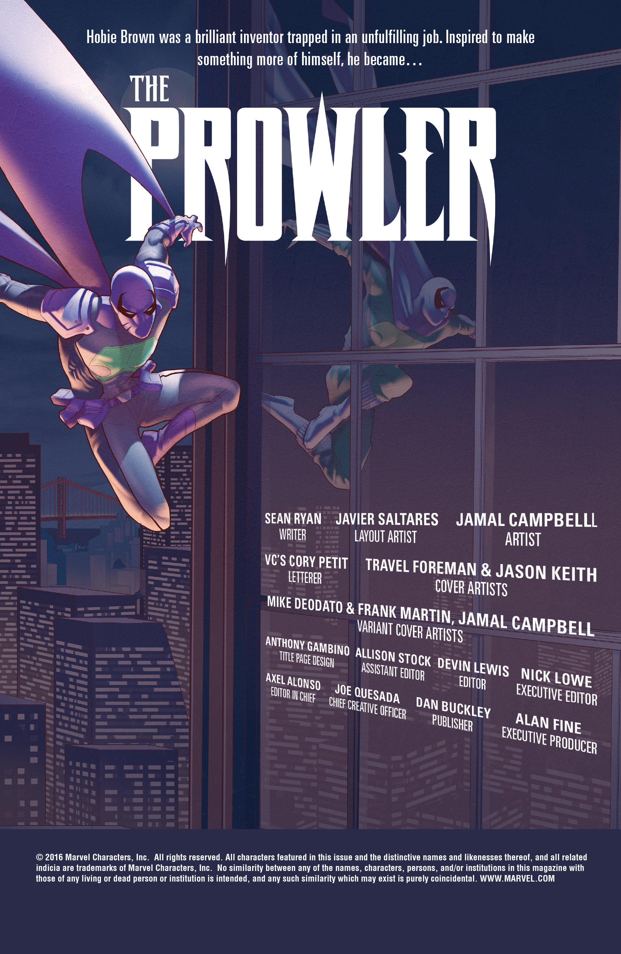 Read online Prowler comic -  Issue #1 - 6