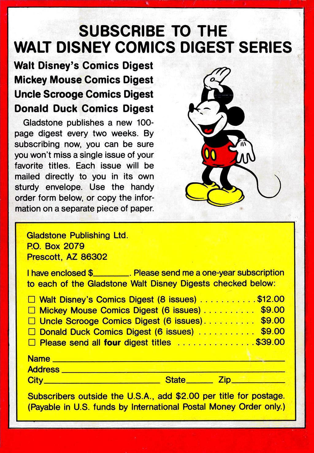 Read online Walt Disney's Comics Digest comic -  Issue #5 - 99