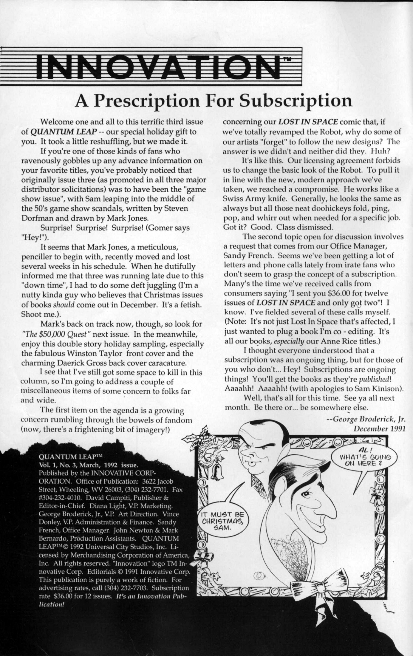 Read online Quantum Leap comic -  Issue #3 - 2