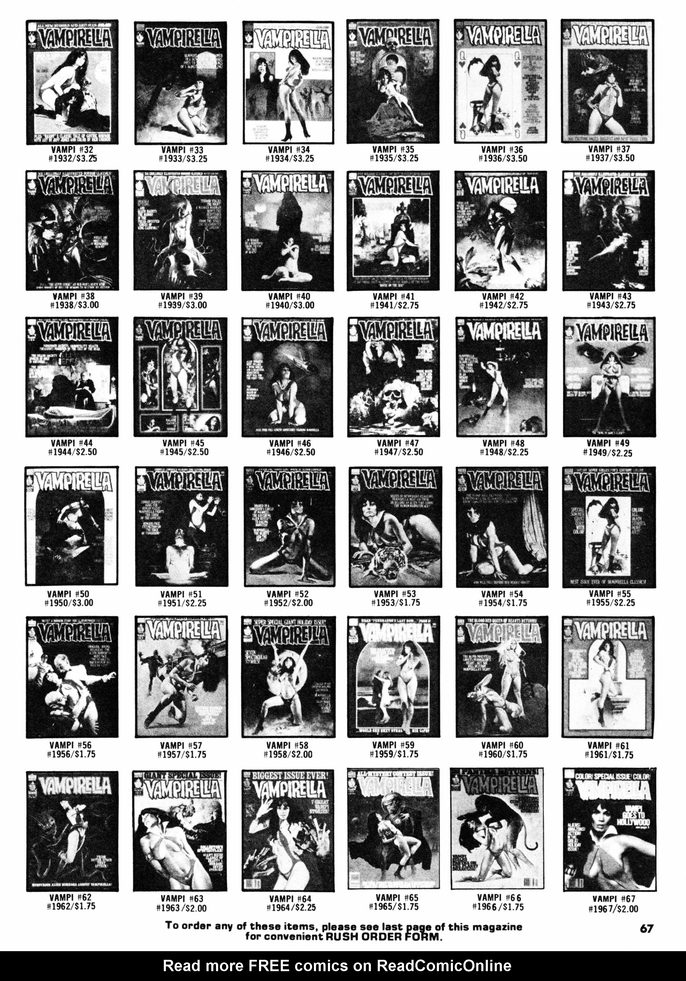Read online Vampirella (1969) comic -  Issue #68 - 67