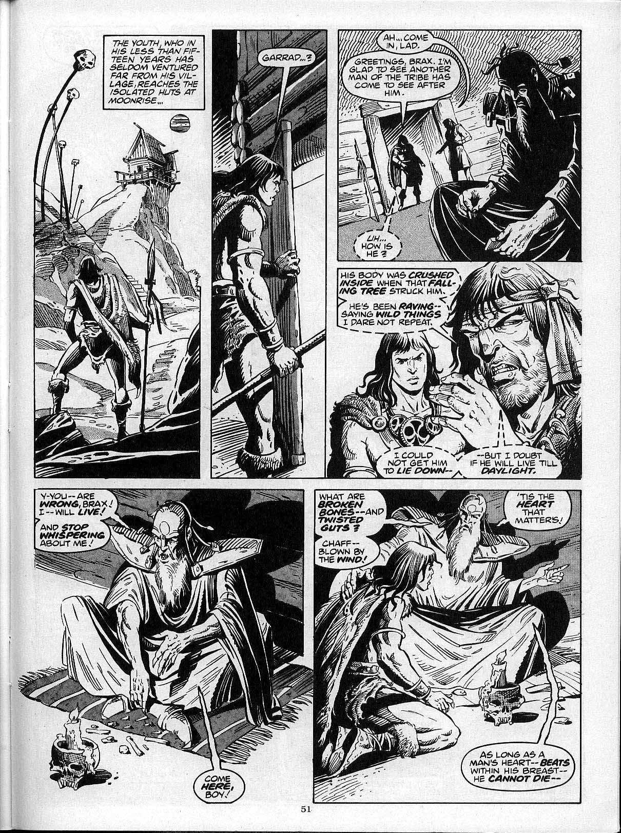 Read online The Savage Sword Of Conan comic -  Issue #203 - 53