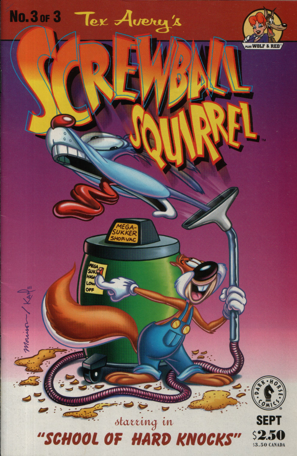 Read online Screwball Squirrel comic -  Issue #3 - 1