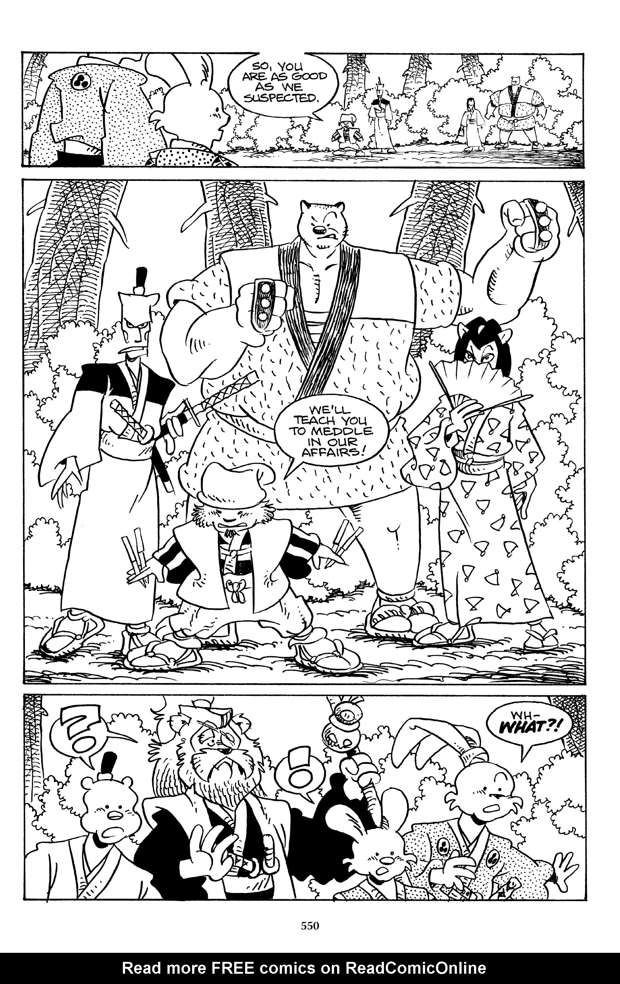 Read online The Usagi Yojimbo Saga comic -  Issue # TPB 4 - 546
