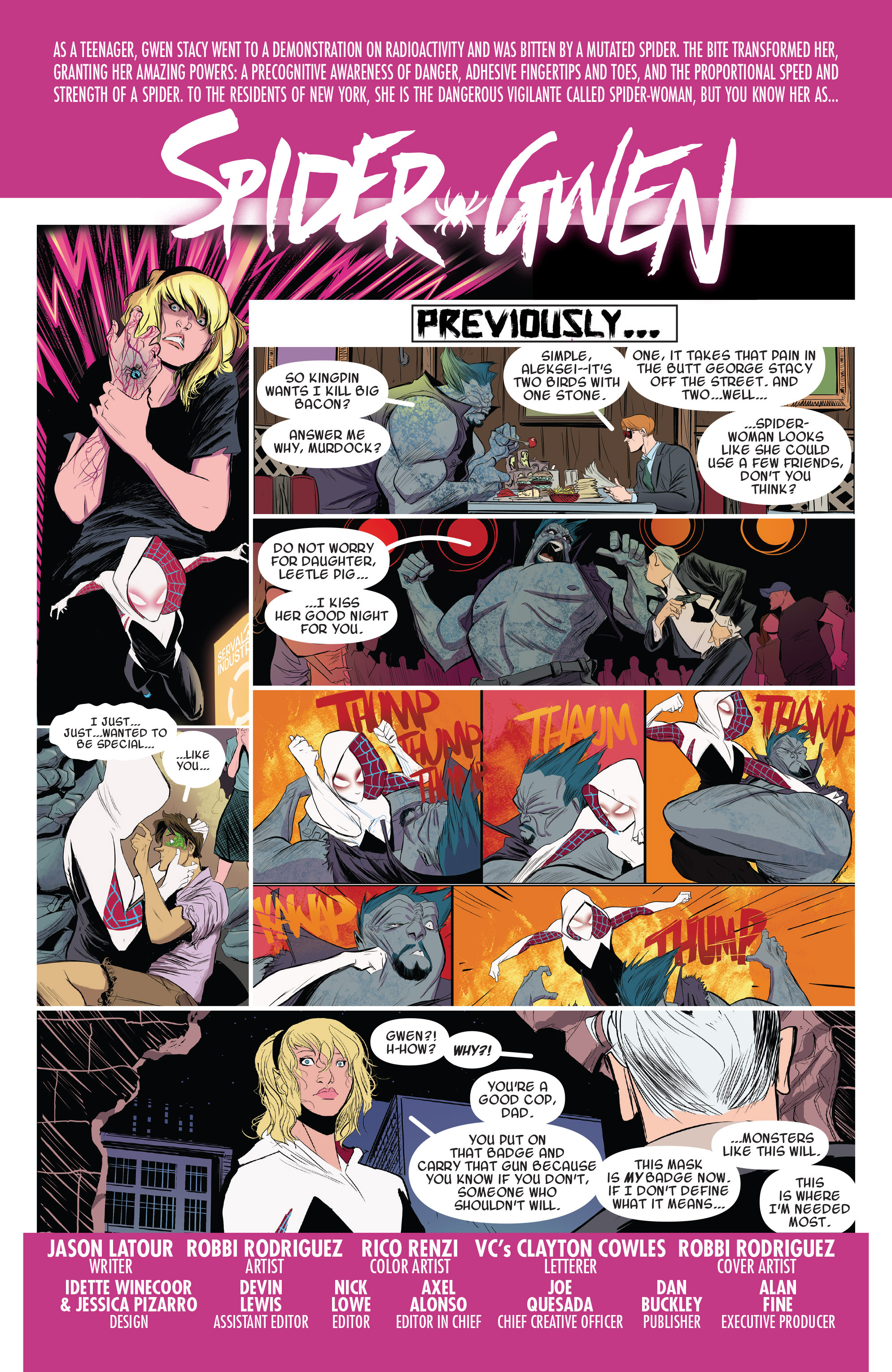 Read online Spider-Gwen [I] comic -  Issue #1 - 2