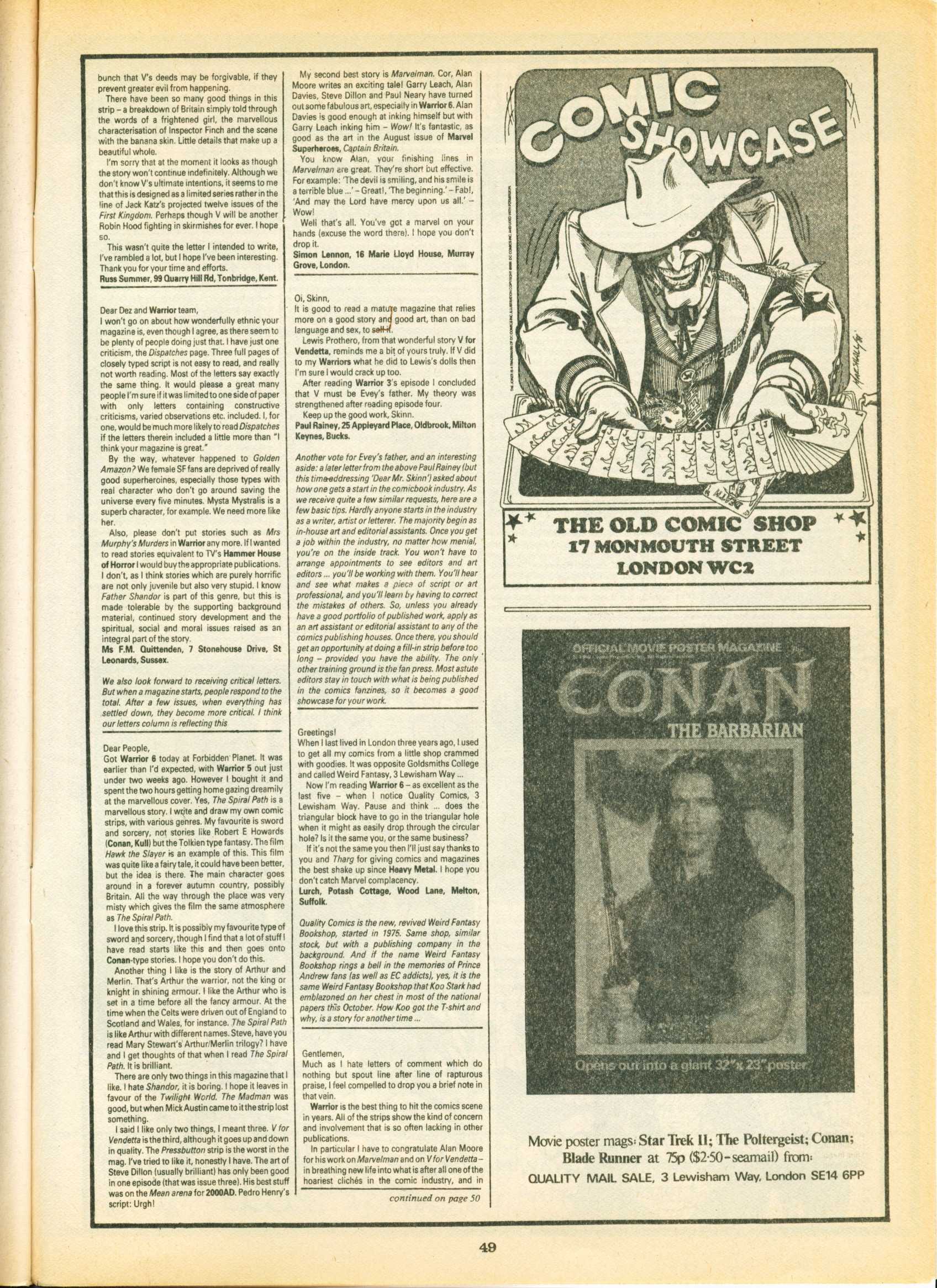 Read online Warrior comic -  Issue #9 - 49