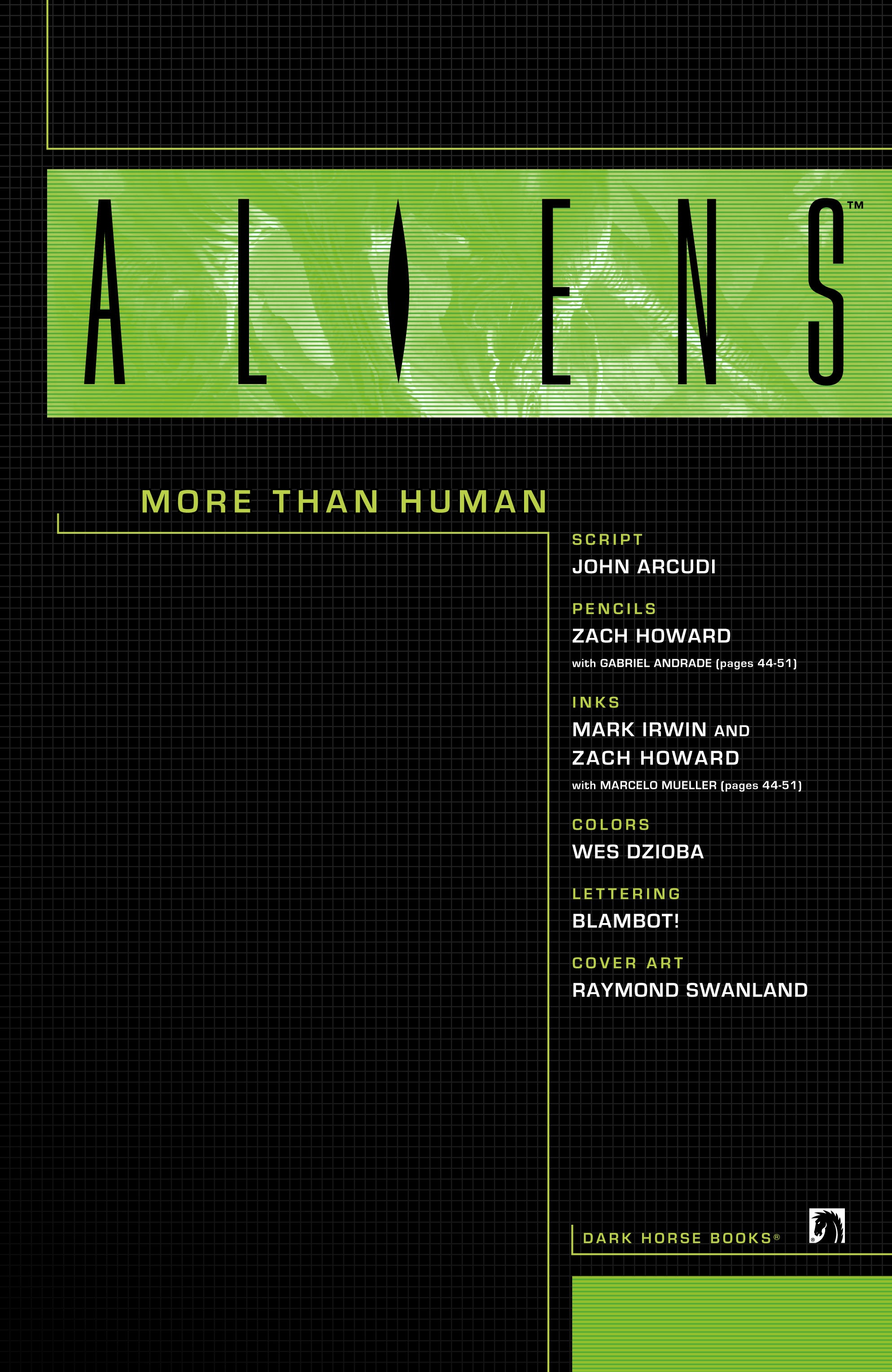 Read online Aliens: More Than Human comic -  Issue # TPB - 5