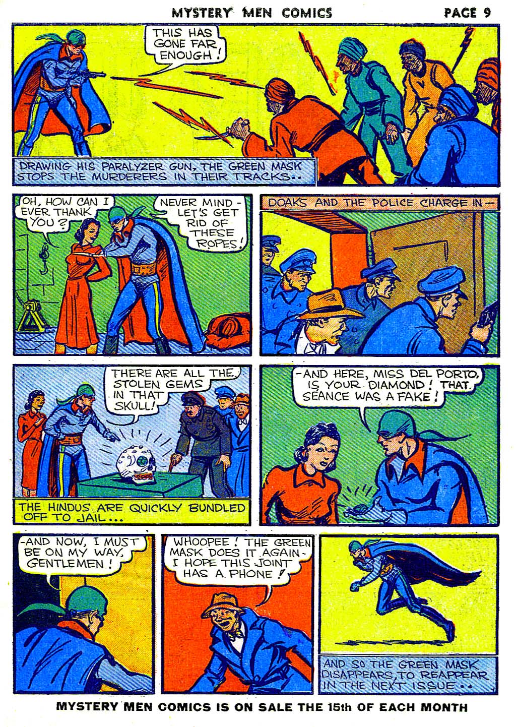 Read online Mystery Men Comics comic -  Issue #6 - 11