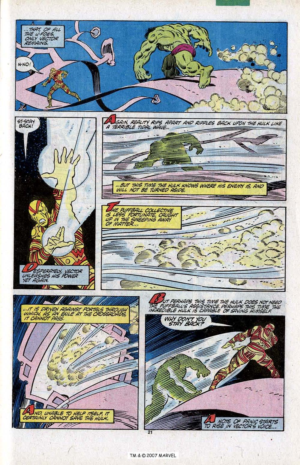 Read online The Incredible Hulk (1968) comic -  Issue #305 - 31