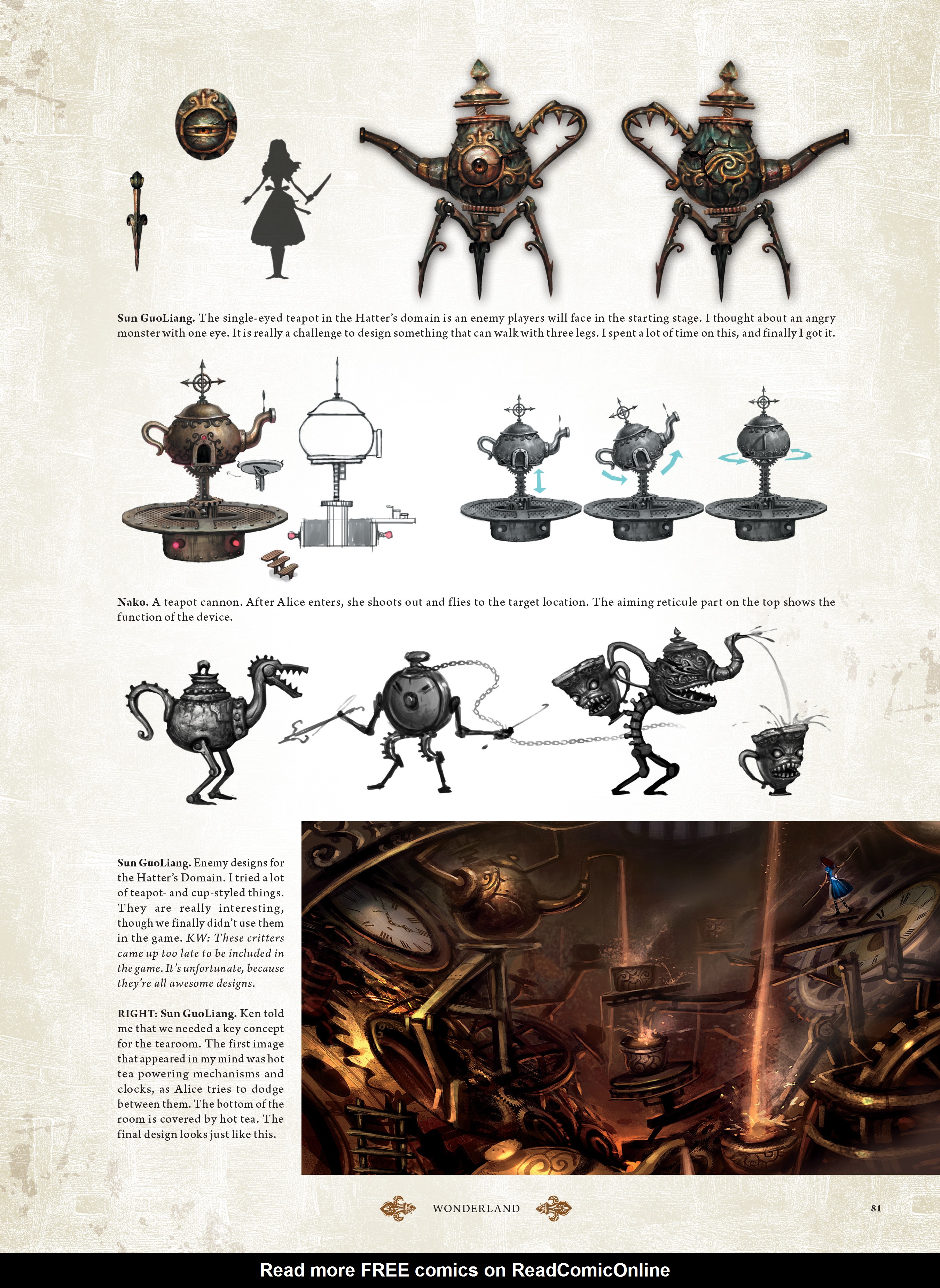 Read online The Art of Alice: Madness Returns comic -  Issue # TPB (Part 1) - 72