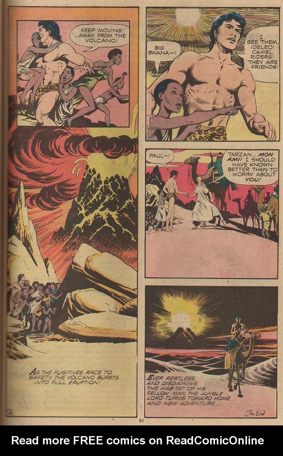 Read online Tarzan (1972) comic -  Issue #230 - 45