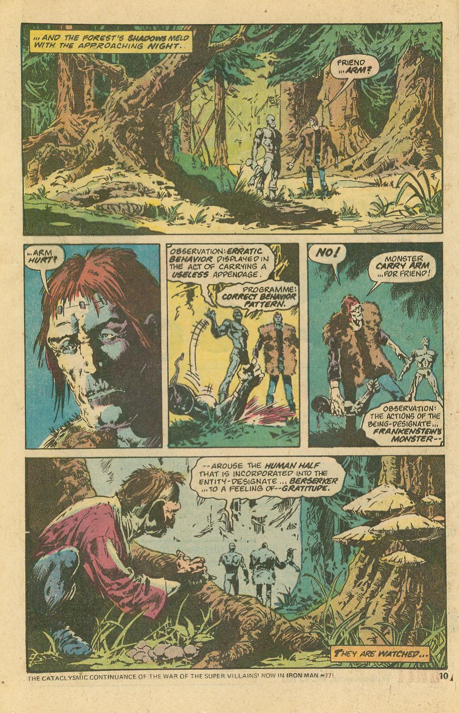 Read online Frankenstein (1973) comic -  Issue #18 - 7