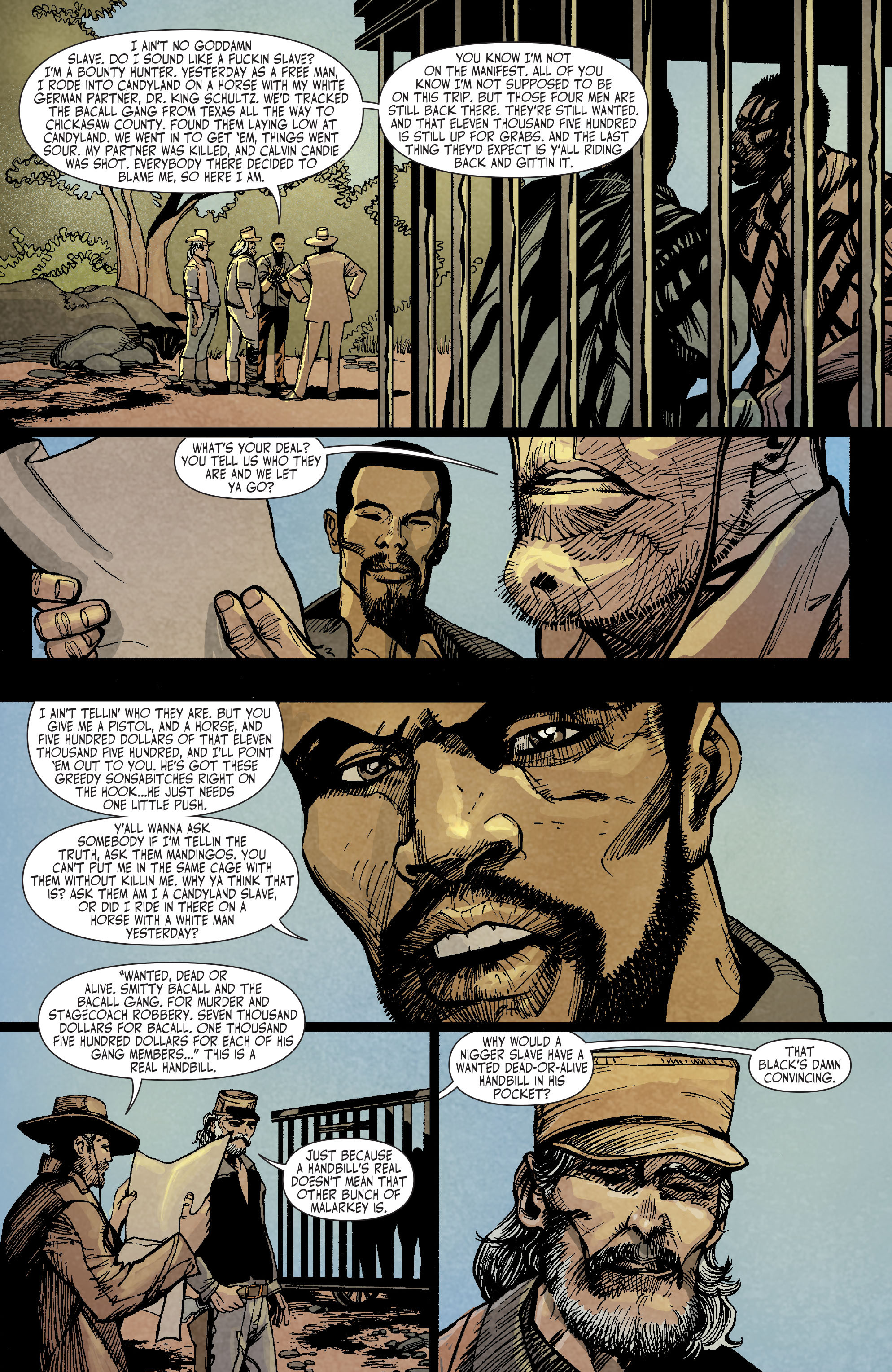 Read online Django Unchained comic -  Issue #6 - 35