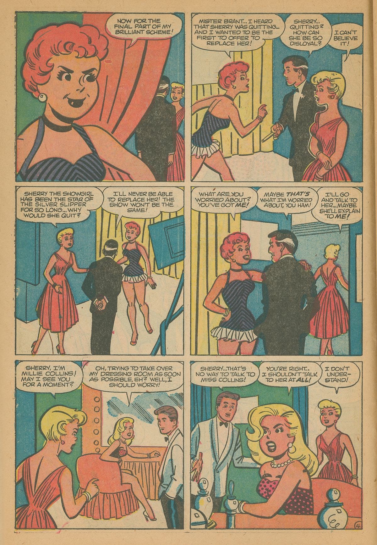 Read online Sherry the Showgirl (1957) comic -  Issue #5 - 6