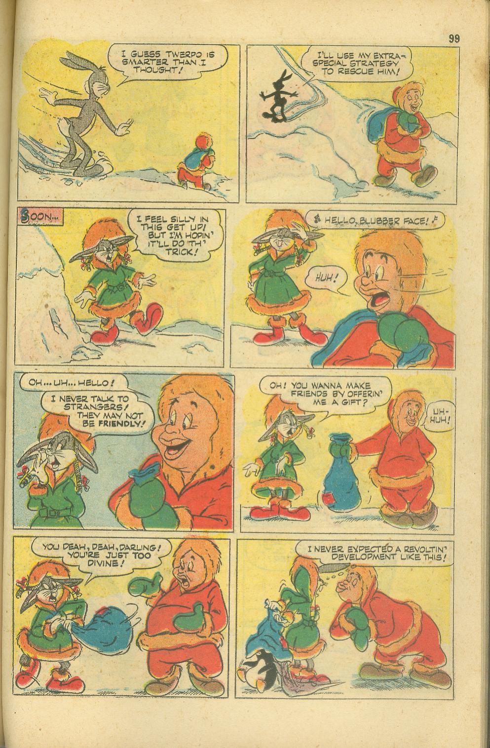 Read online Bugs Bunny's Christmas Funnies comic -  Issue # TPB 1 - 101