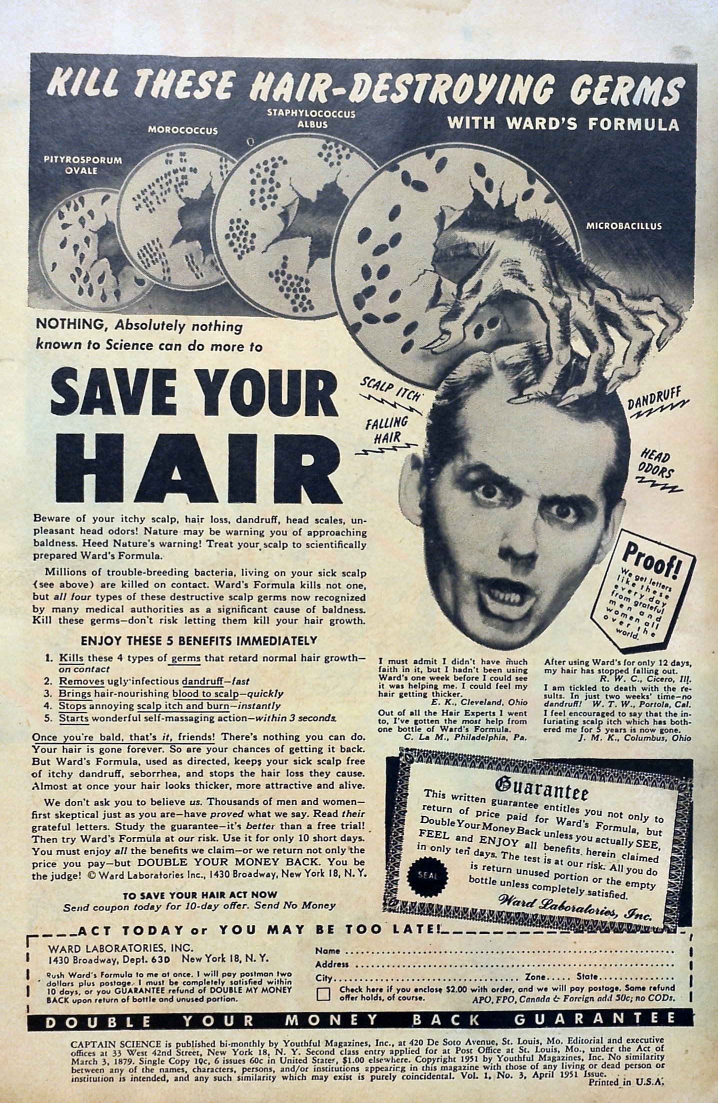 Read online Captain Science comic -  Issue #3 - 2